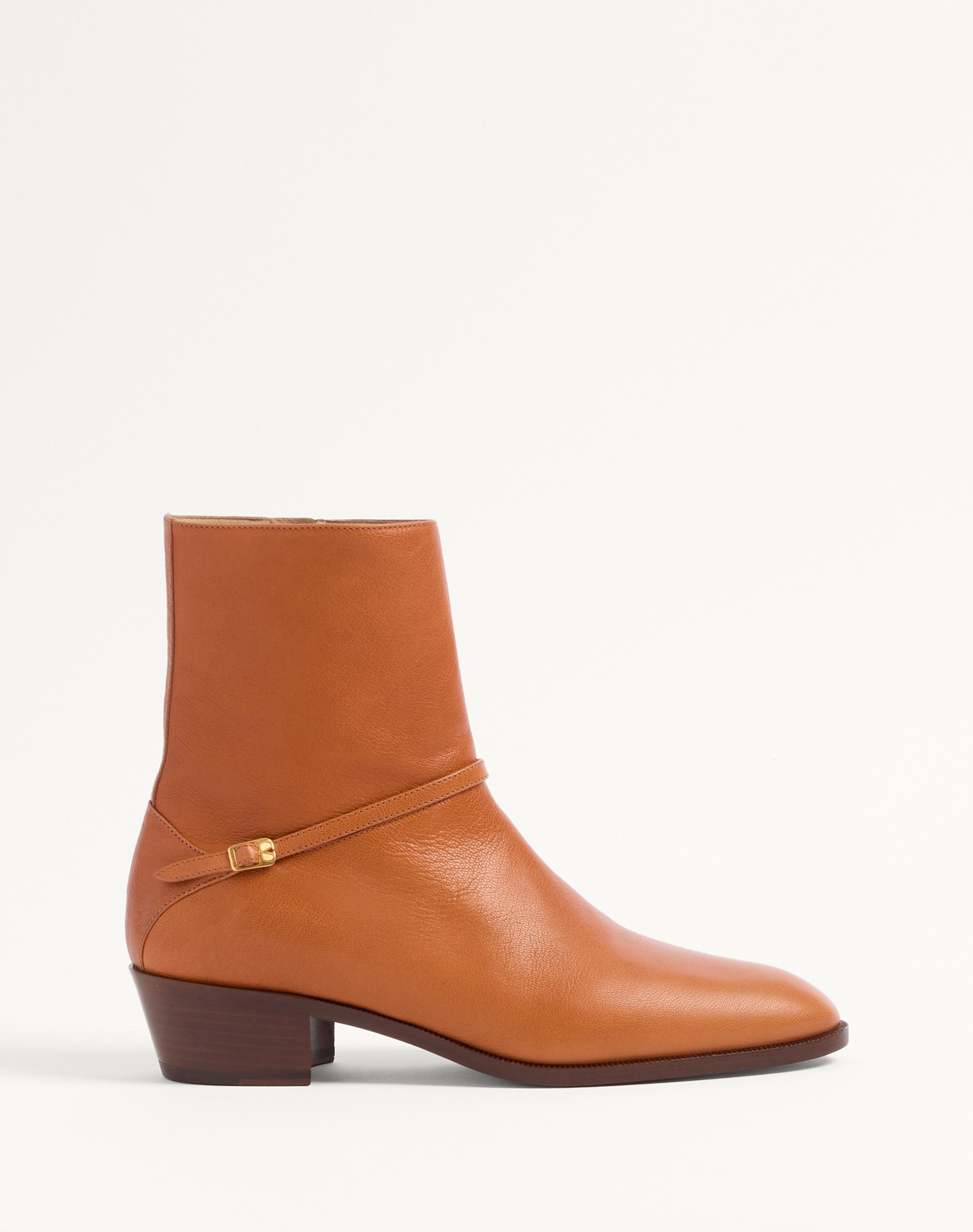 PAT ANKLE BOOT IN KIDSKIN - 1