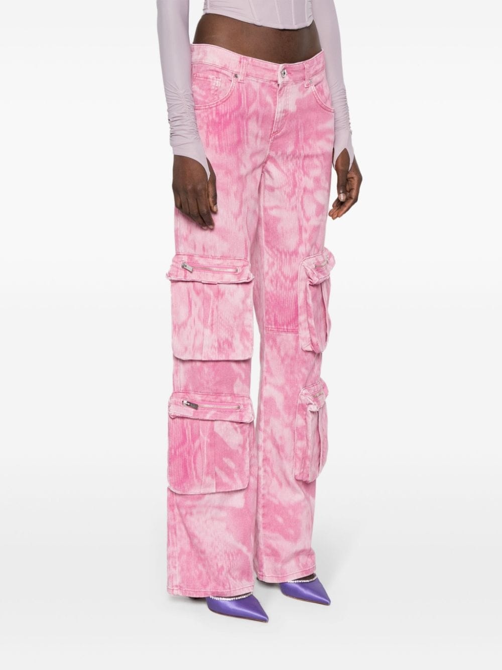 ChinÃ© camouflage-print cargo jeans - 3