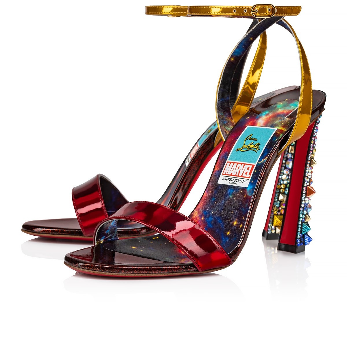 Christian Louboutin Condora Strass Rainbow Pumps