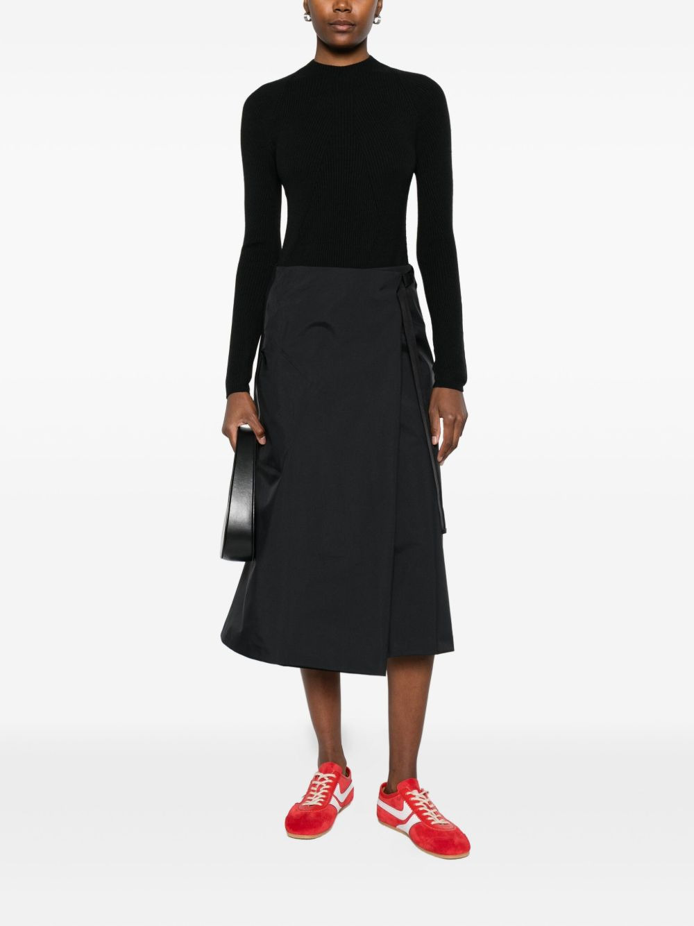 wrap midi skirt - 2