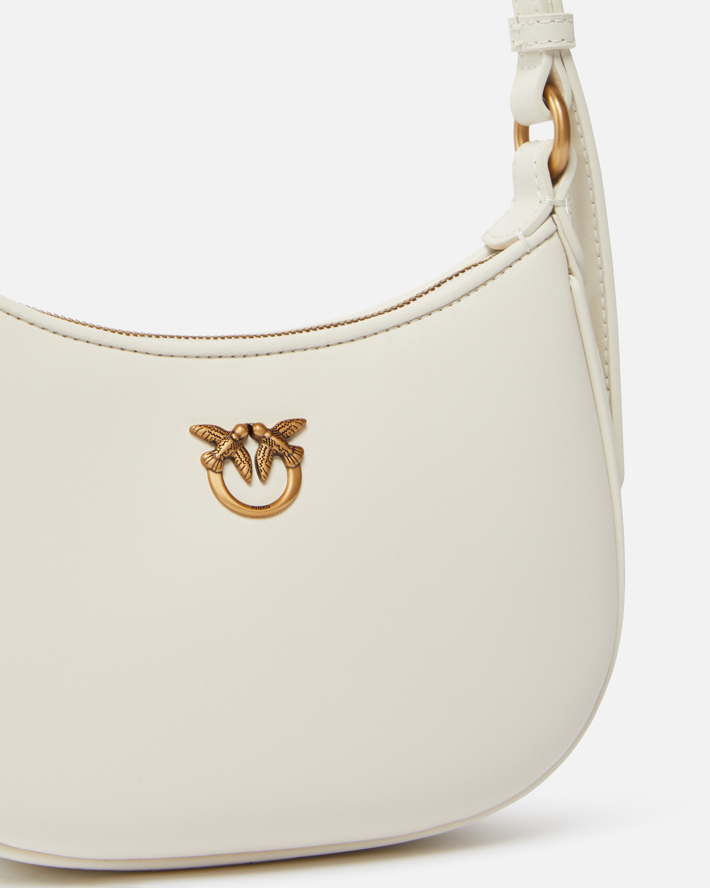 HALF MOON BABY LEATHER SHOULDER BAG - 3
