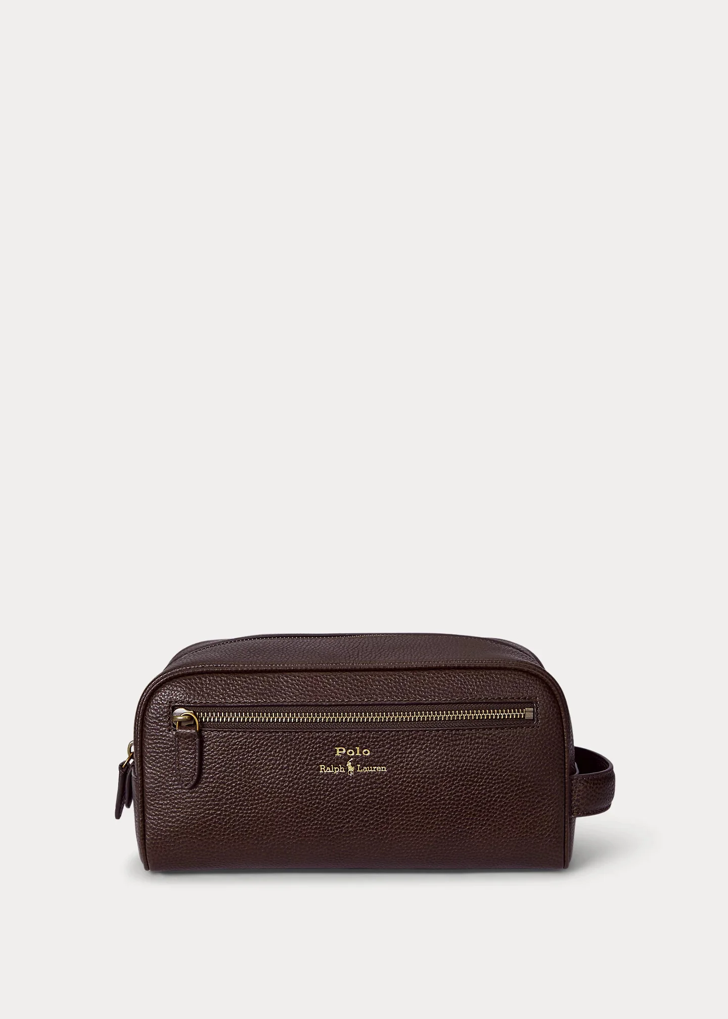 Pebbled Leather Travel Case - 1