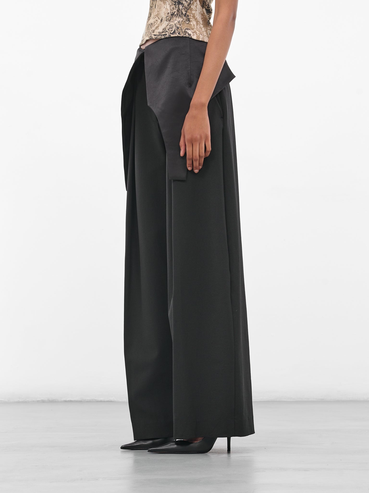 The Black Bodysuit Suit Pants - 2