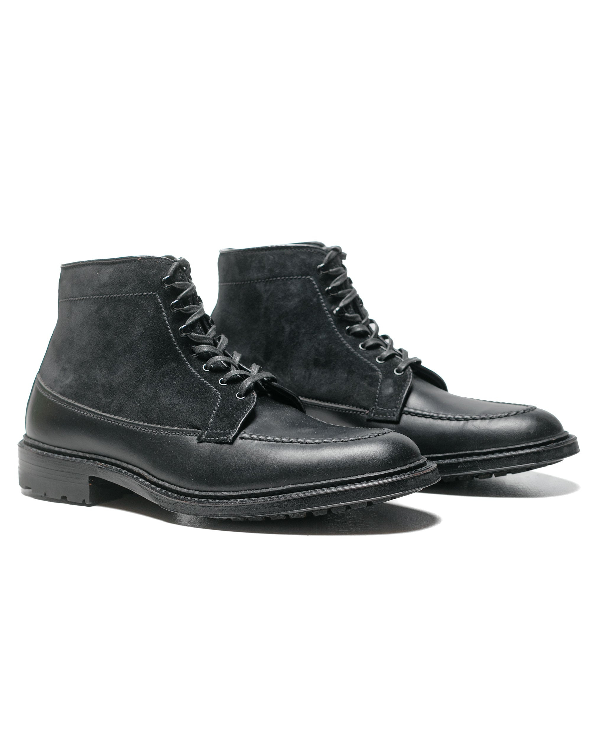 Black Michigan Boot With Commando Sole - 2