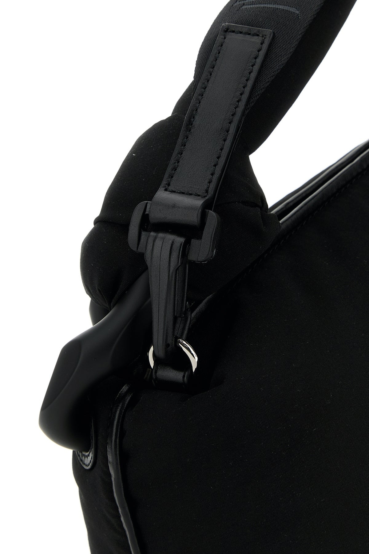 Black fabric JWA Puffy handbag - 4