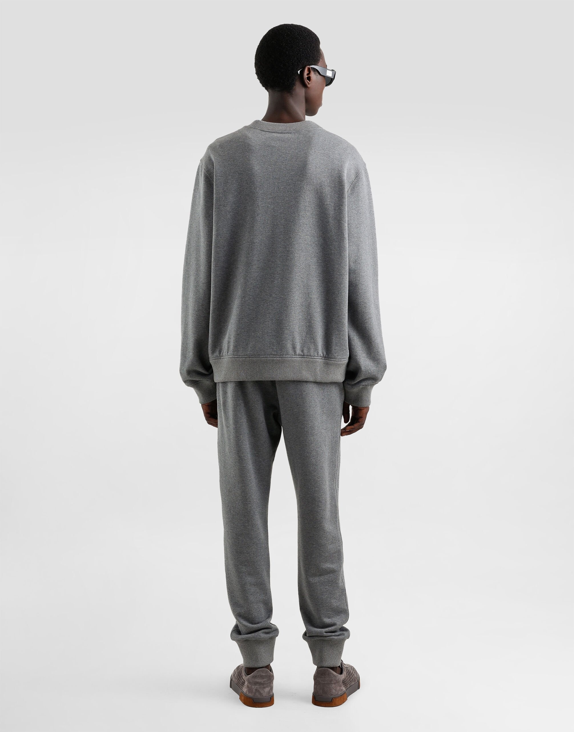 Cotton sweatshirt with tag - 3
