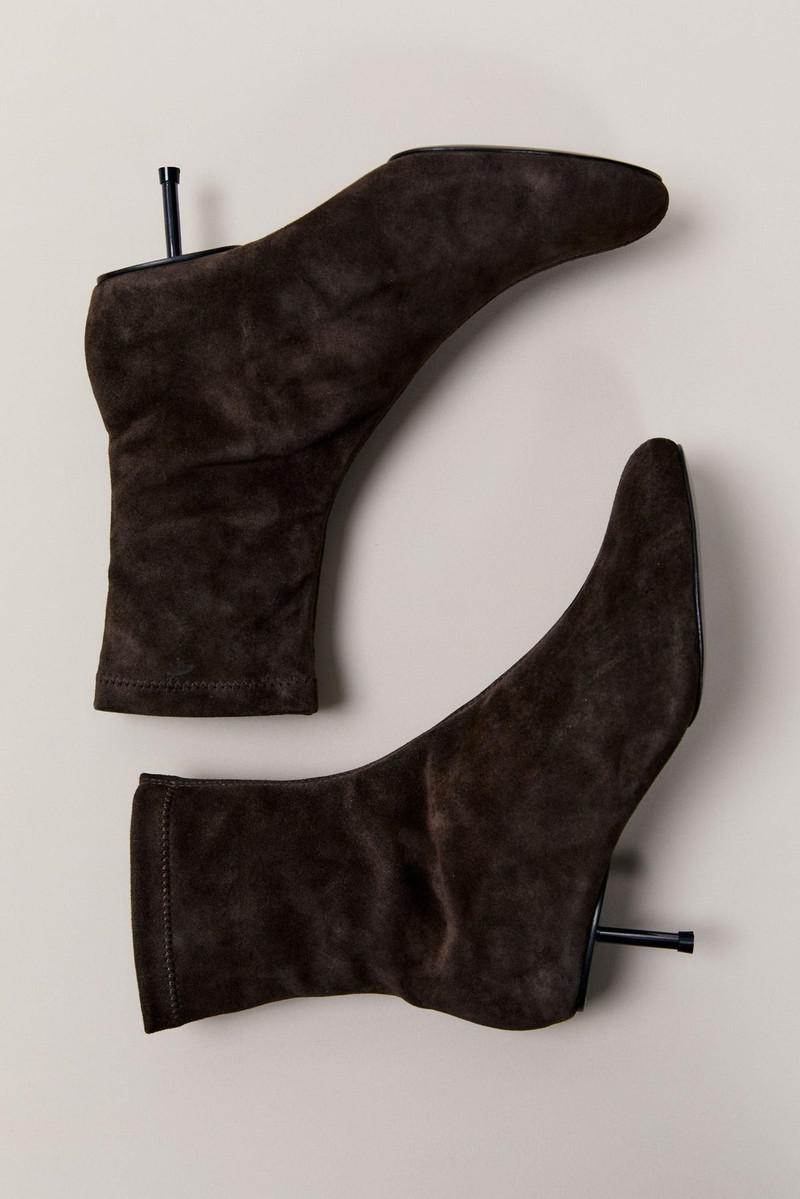 Suede Ballet Boot - Coffee 5
