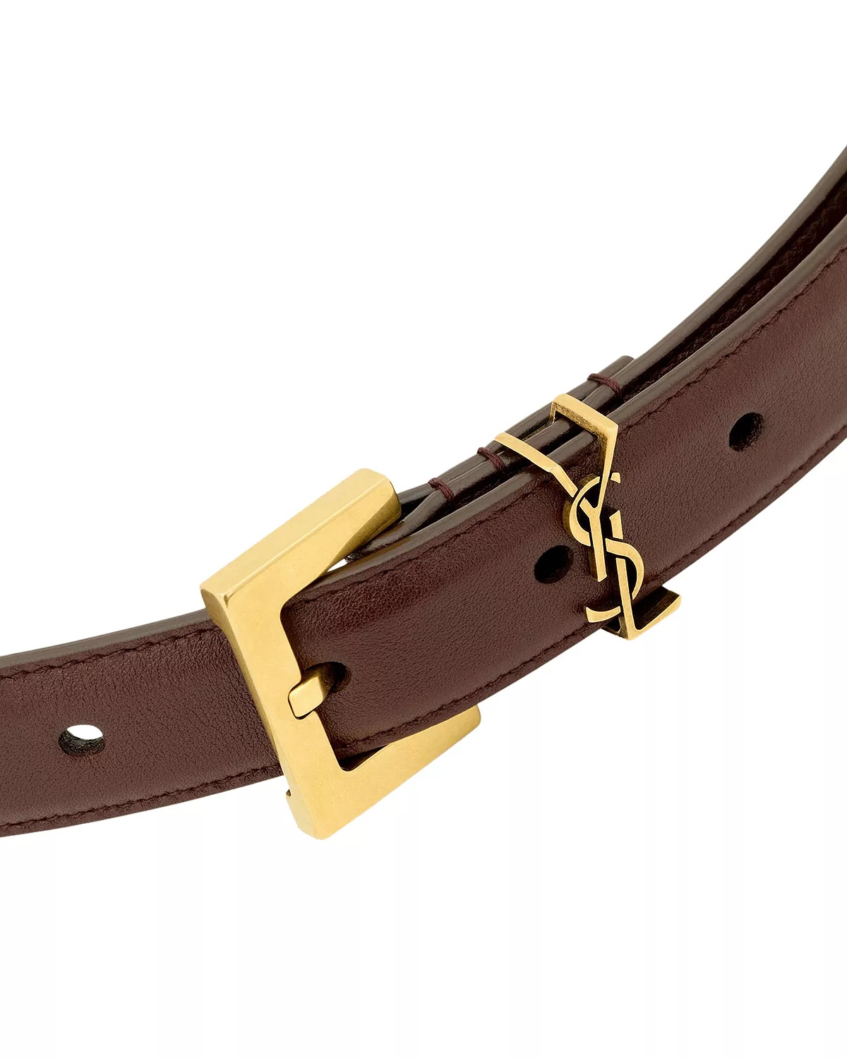 Cassandre Thin Belt in Smooth Leather - 4