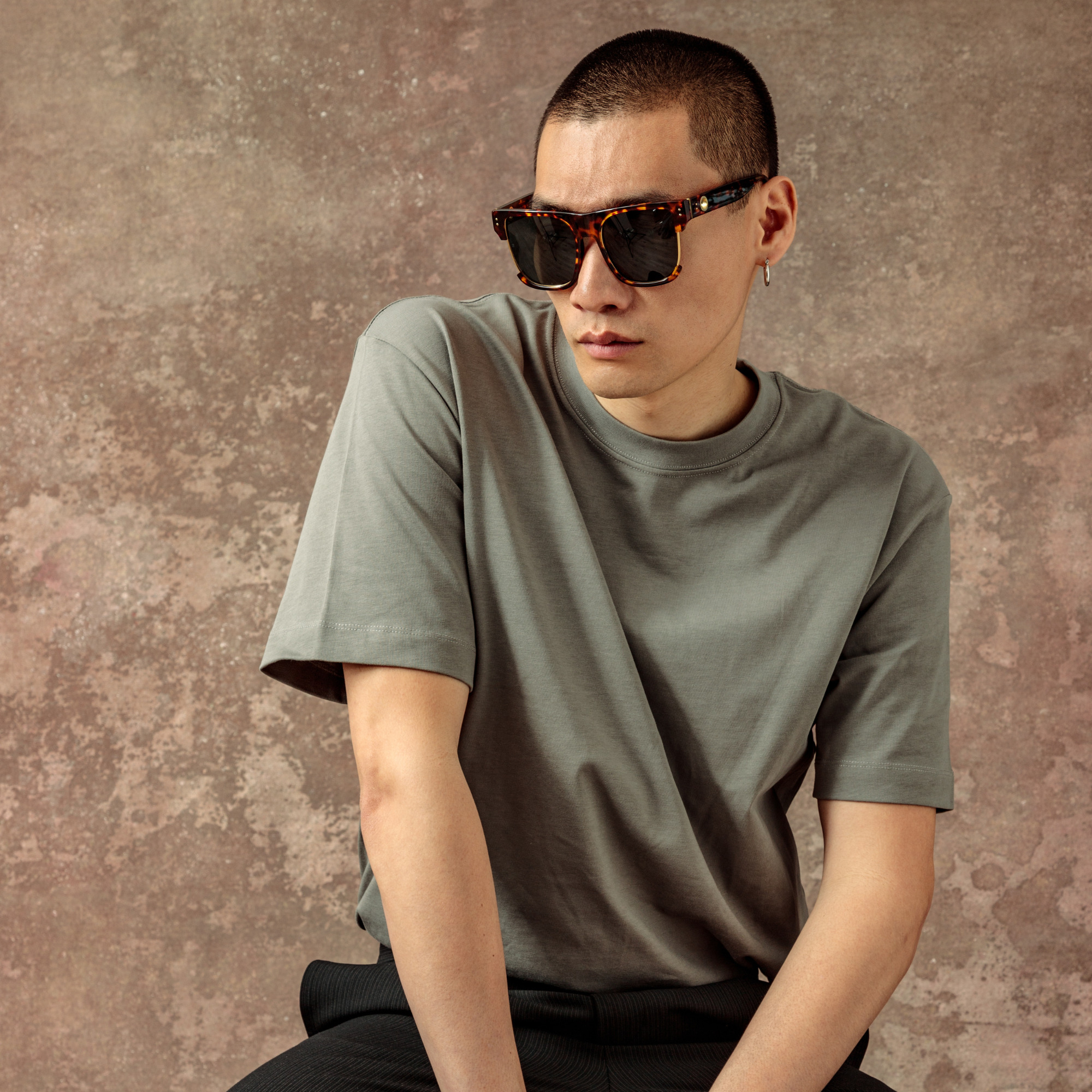 MEN'S LOMAS D-FRAME SUNGLASSES IN TORTOISESHELL - 6