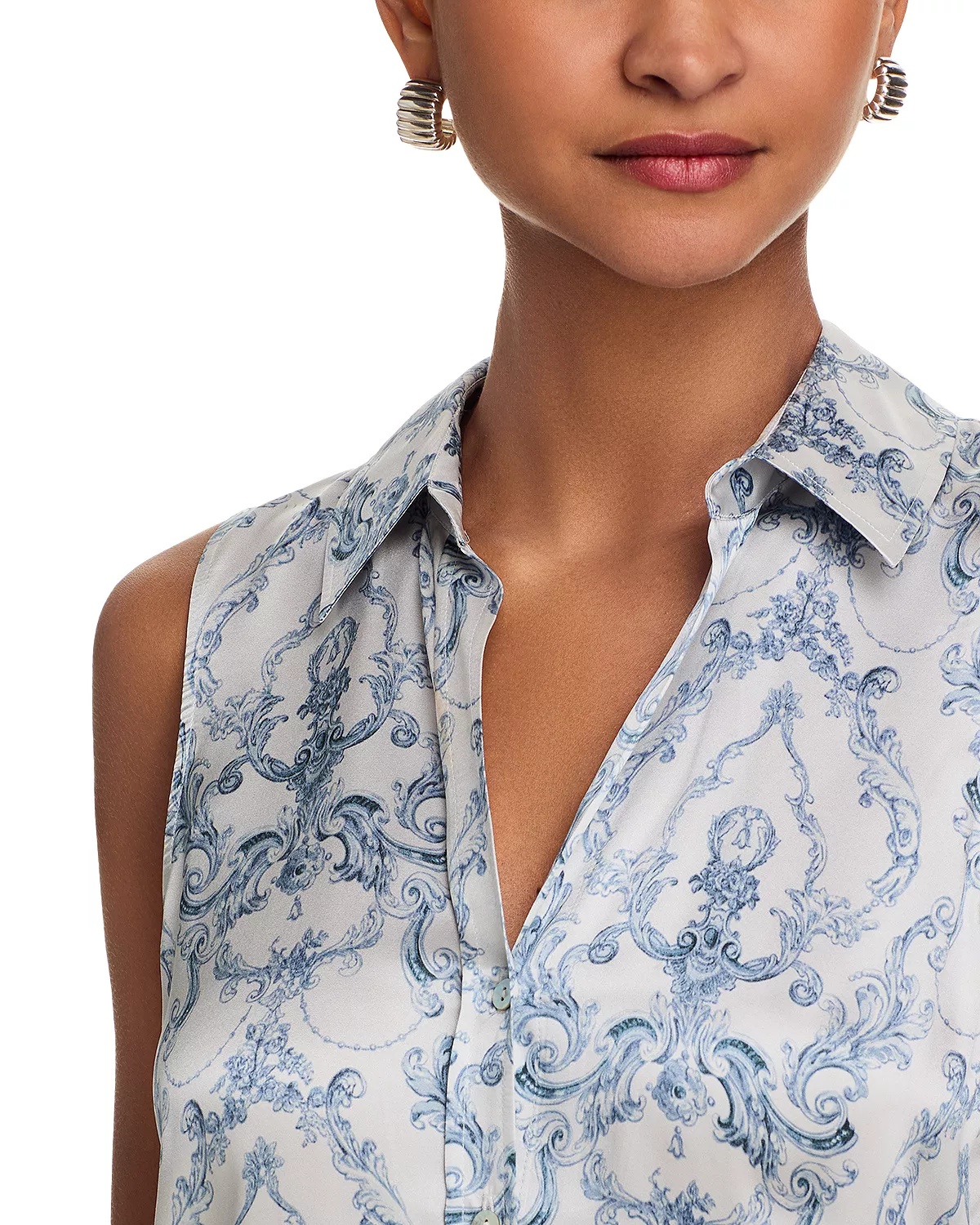 Emmy Sleeveless Silk Blouse - 4