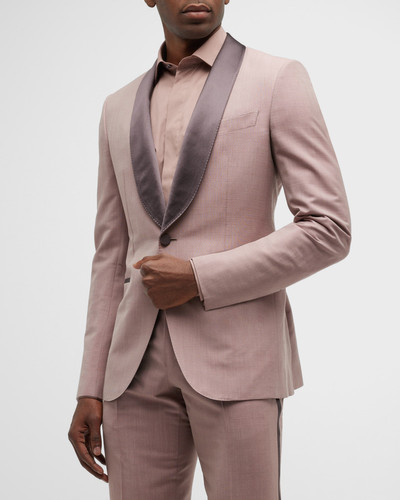 ZEGNA Men's Silk-Wool Shawl Evening Suit outlook