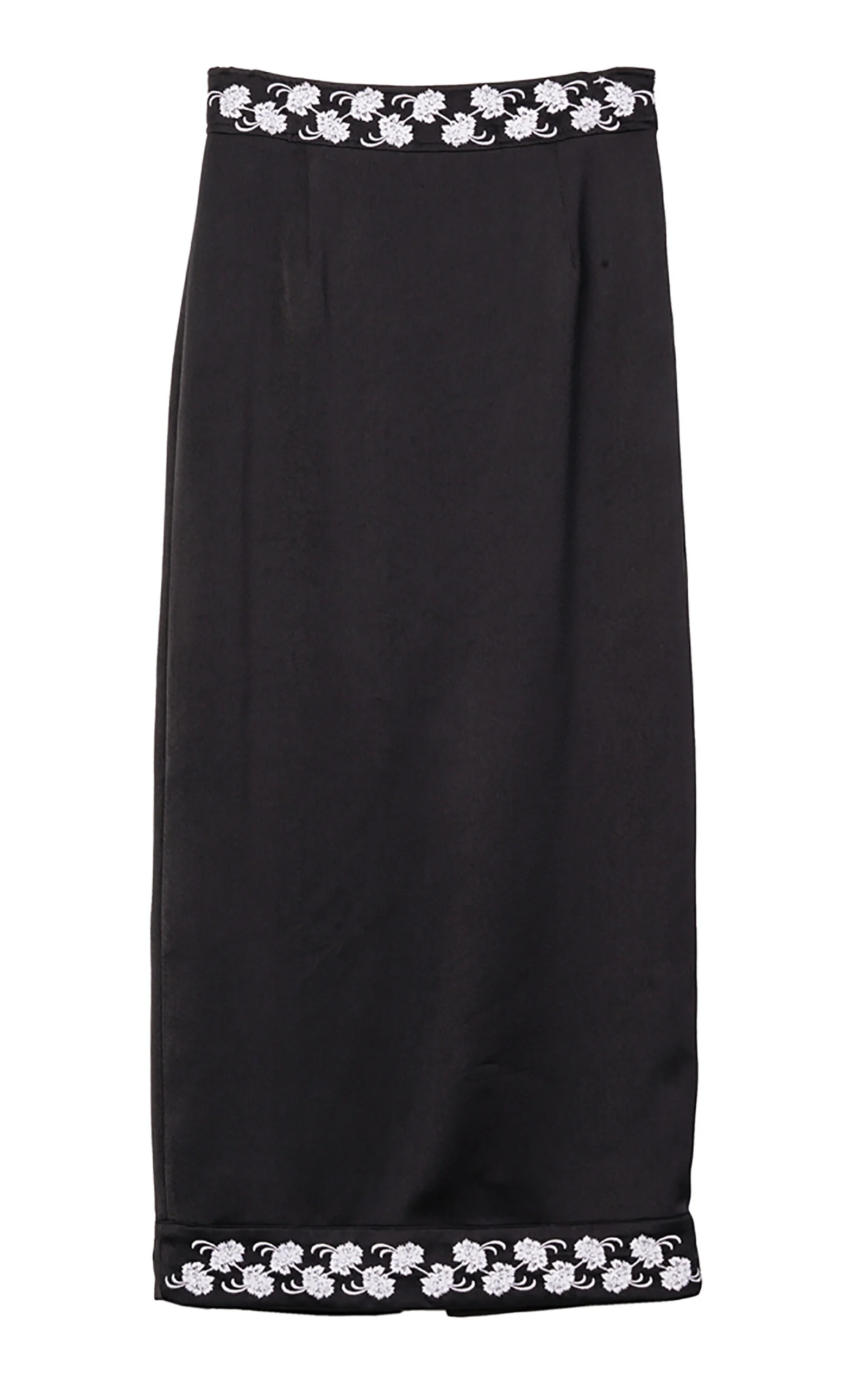 Elly Satin Midi Skirt black - 1