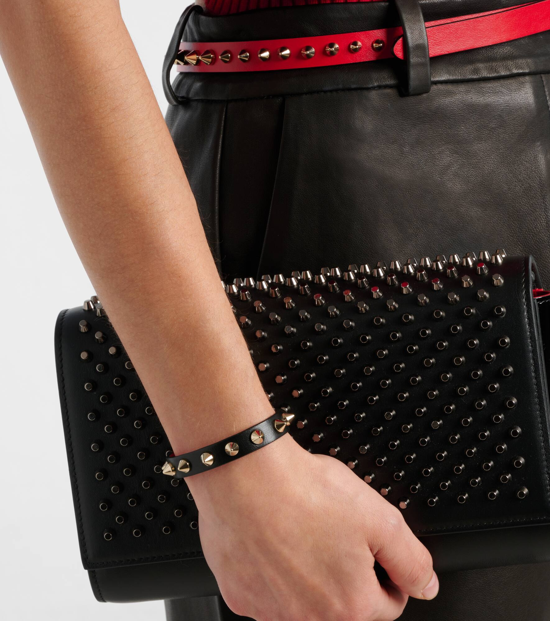 Loubilink leather bracelet - 5