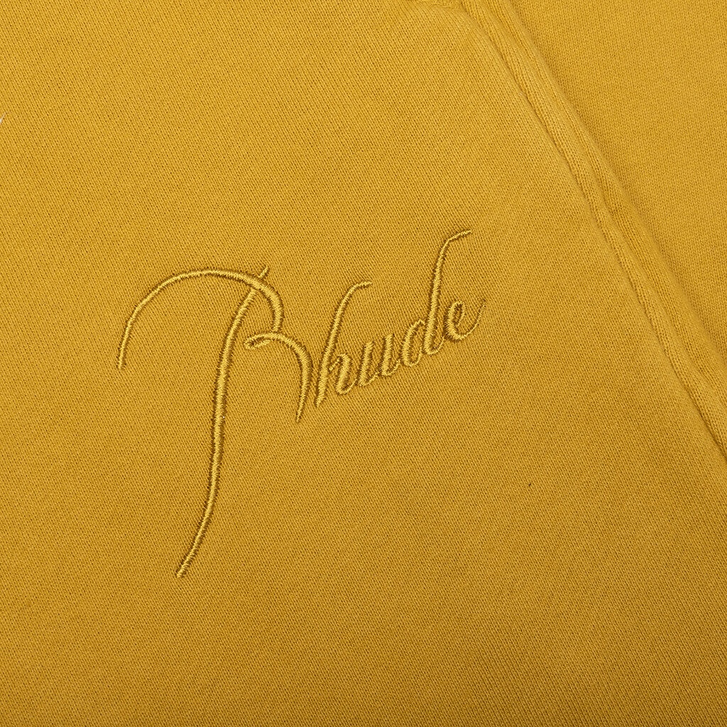 RHUDE SWEATPANT - MUSTARD - 4