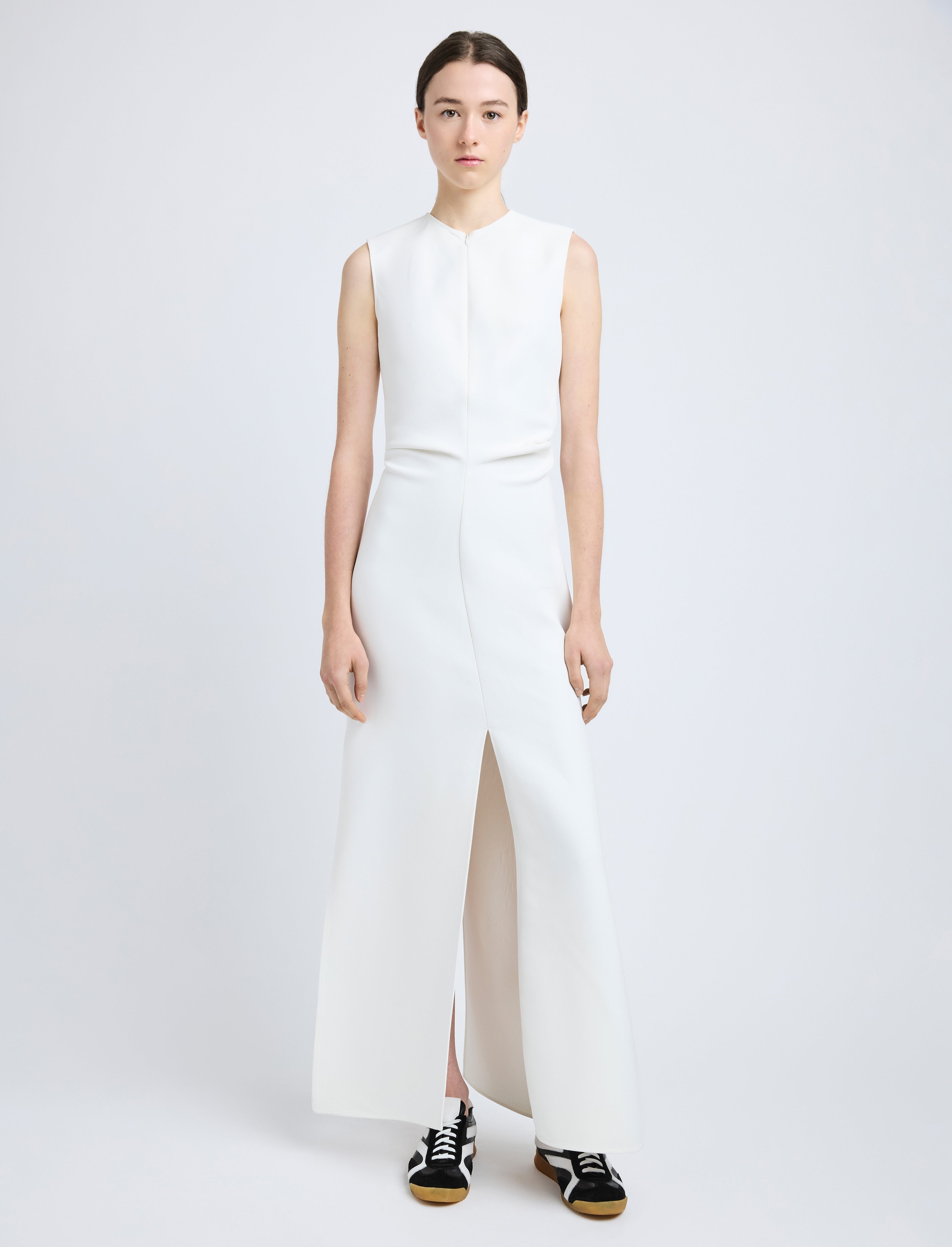 Selene Dress in Bi-Stretch Suiting - 6