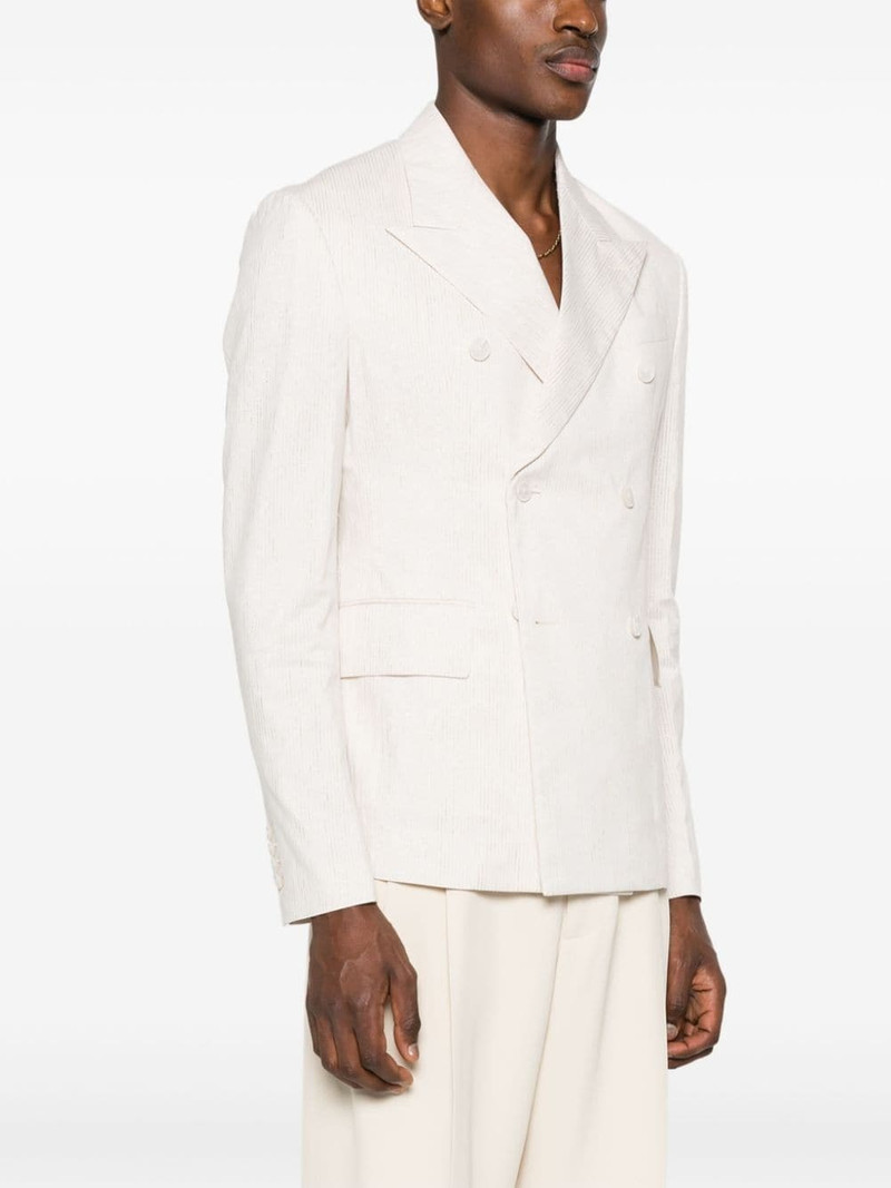 metallic-threading blazer 3