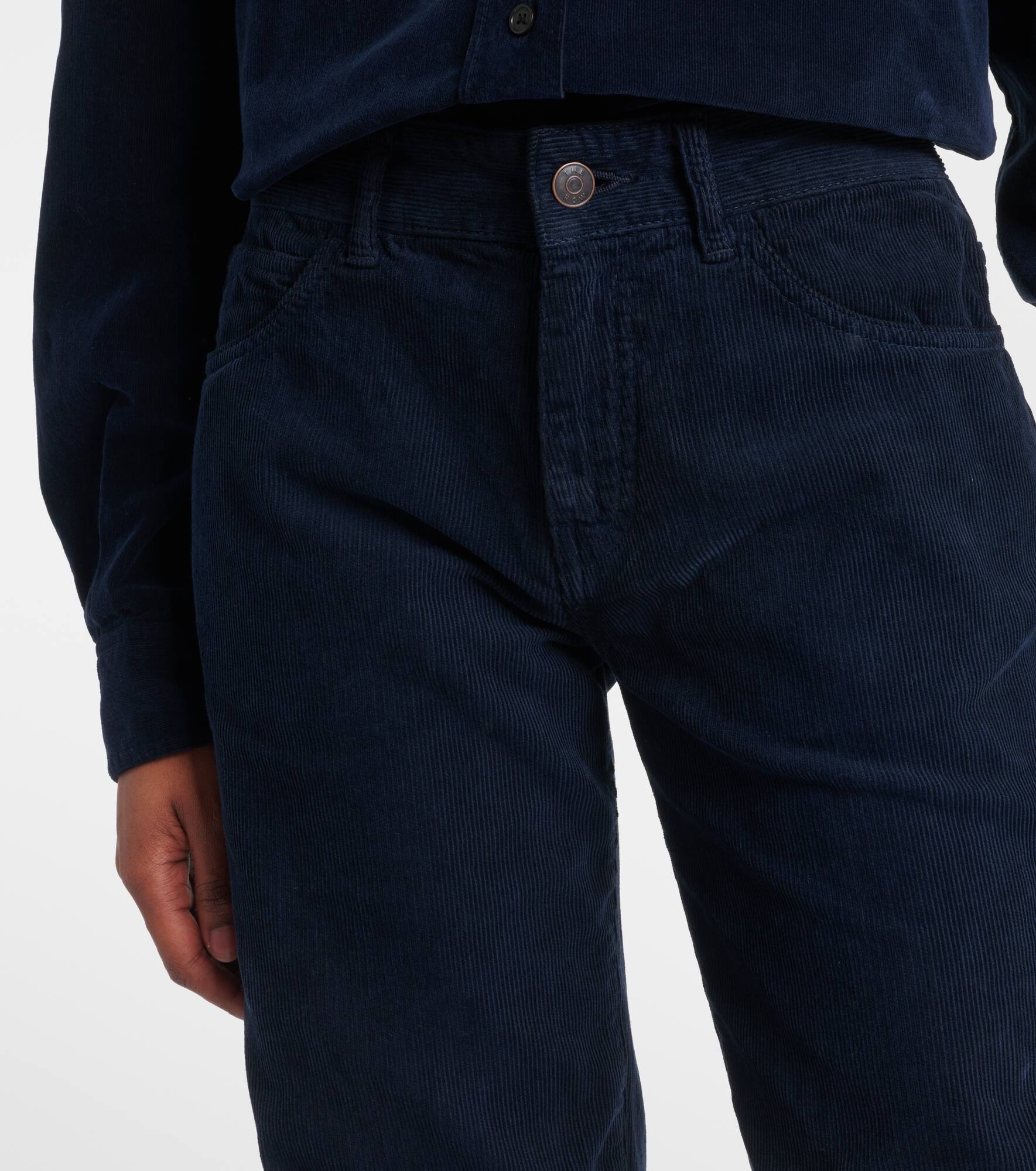 Carlyl cotton corduroy slim pants - 4
