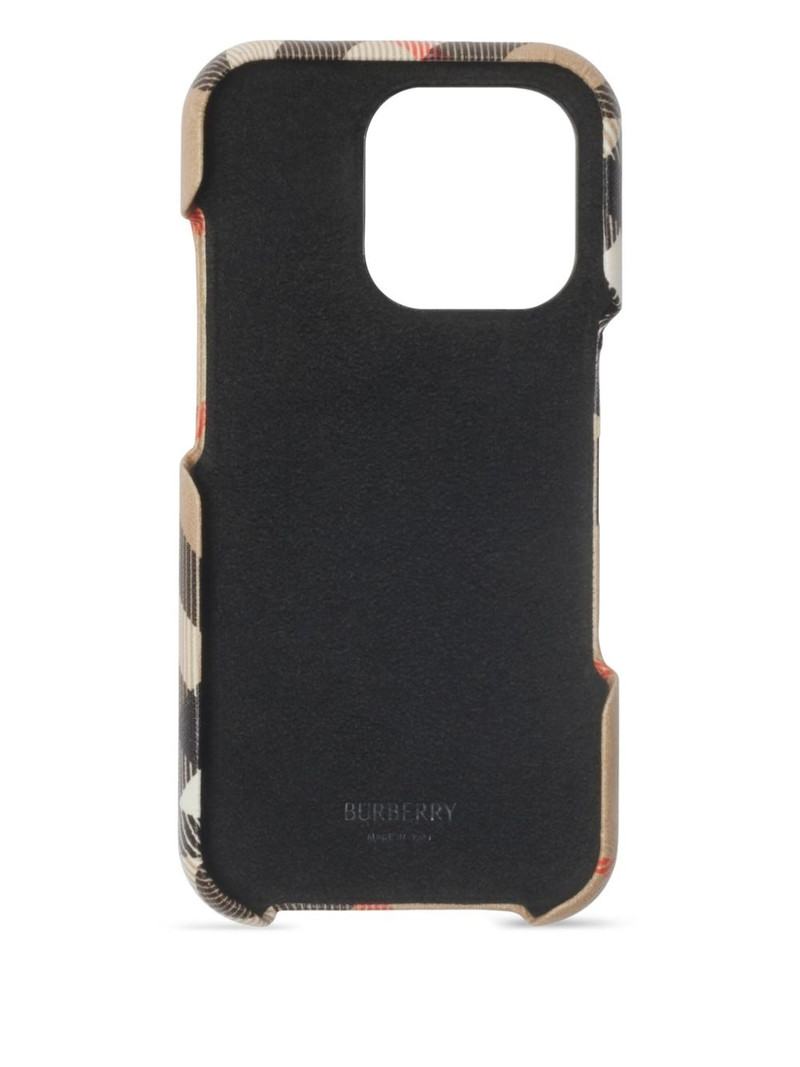 Burberry checkered iPhone 16 Pro case outlook