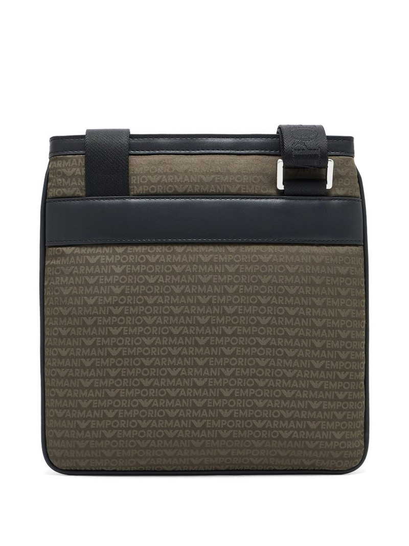 EMPORIO ARMANI logo-pattern shoulder bag outlook