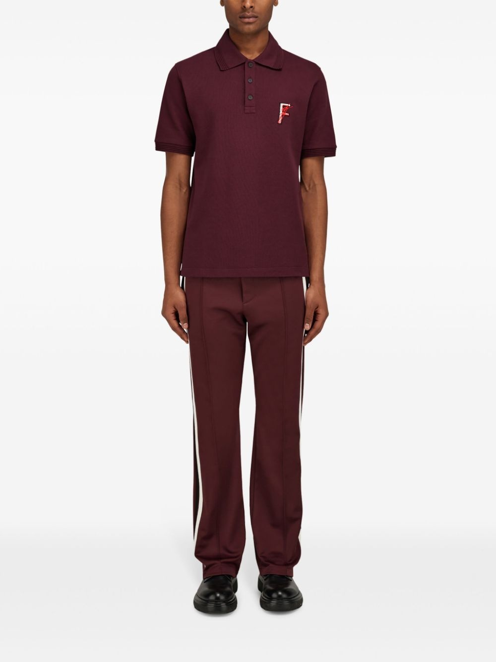 logo-embroidered polo shirt - 2
