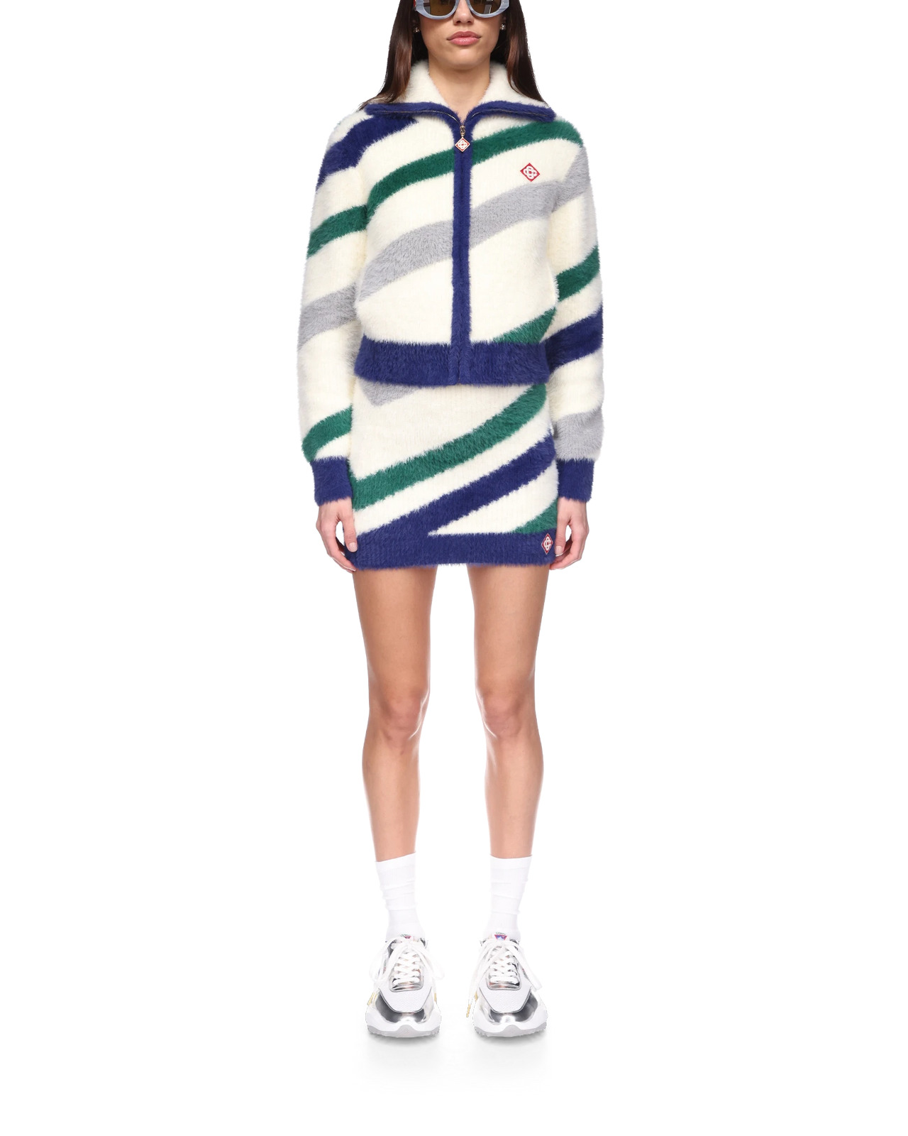 Striped Fluffy Skirt - 2
