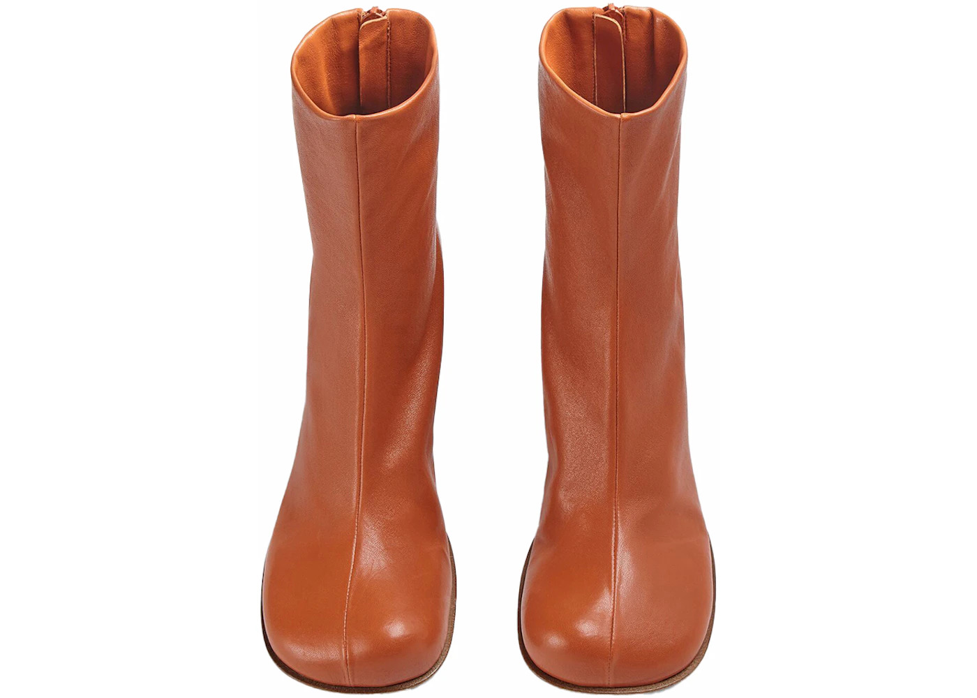 Bottega Veneta Leather Ankle Boot Brown (Women's) - 2
