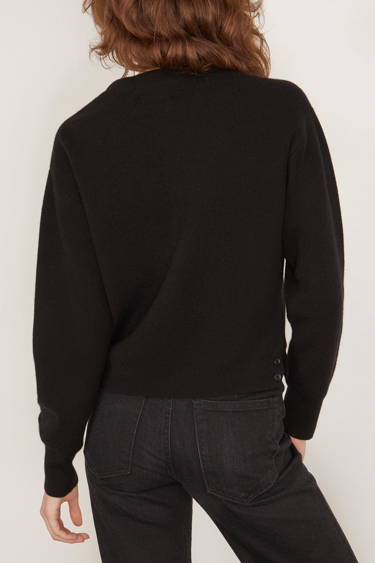 Collegiate Cardigan in Black - 7