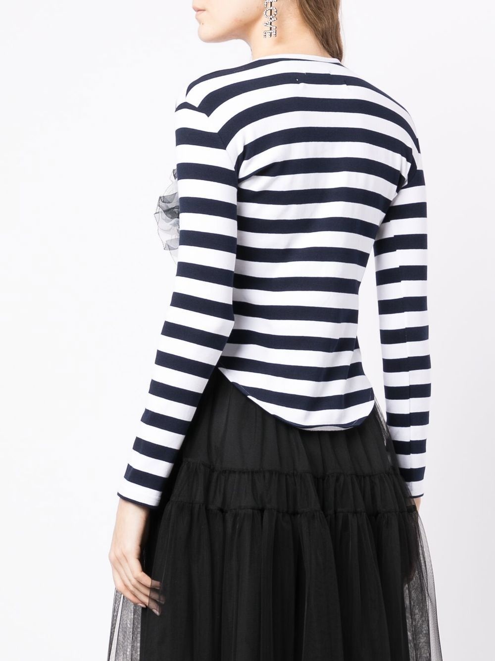 ruffle striped top - 4