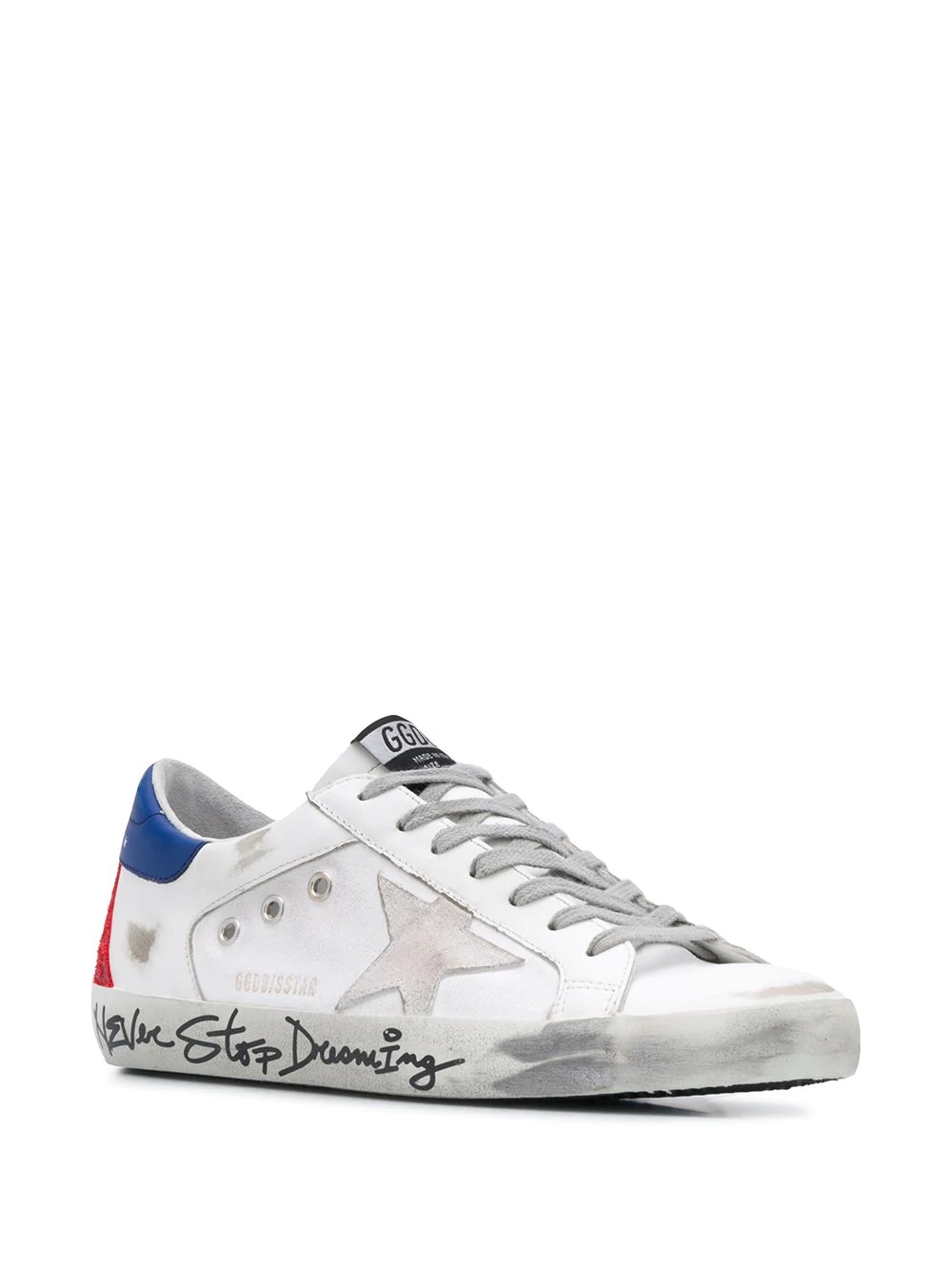 Superstar writing print sneakers - 2