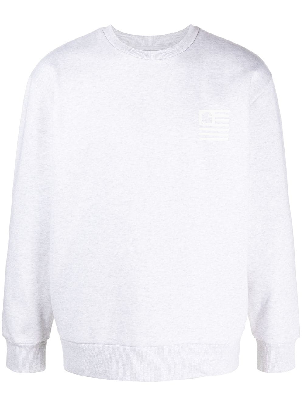 chest logo sweatshirt - 1