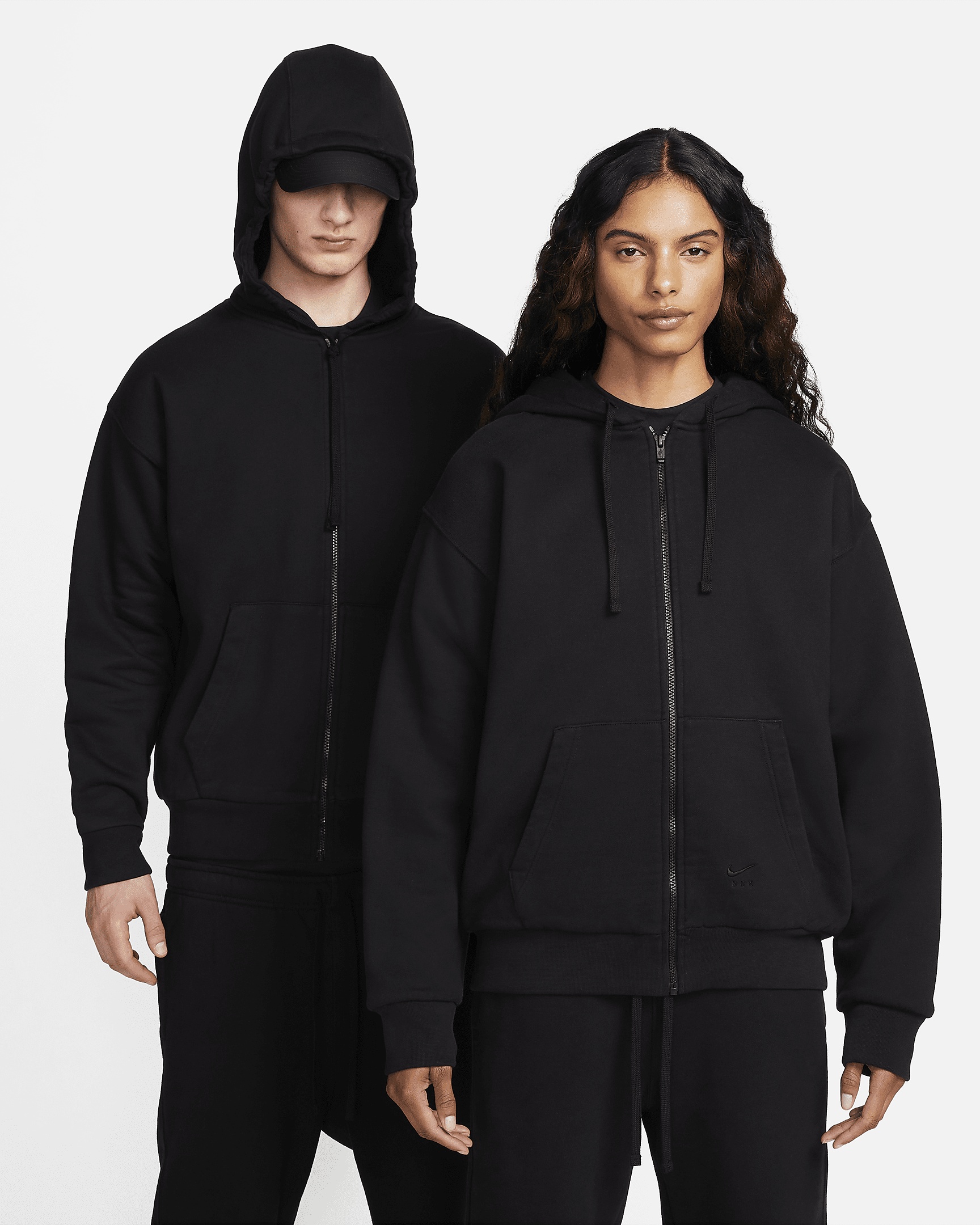 Nike x MMW Full-Zip Fleece Hoodie - 1