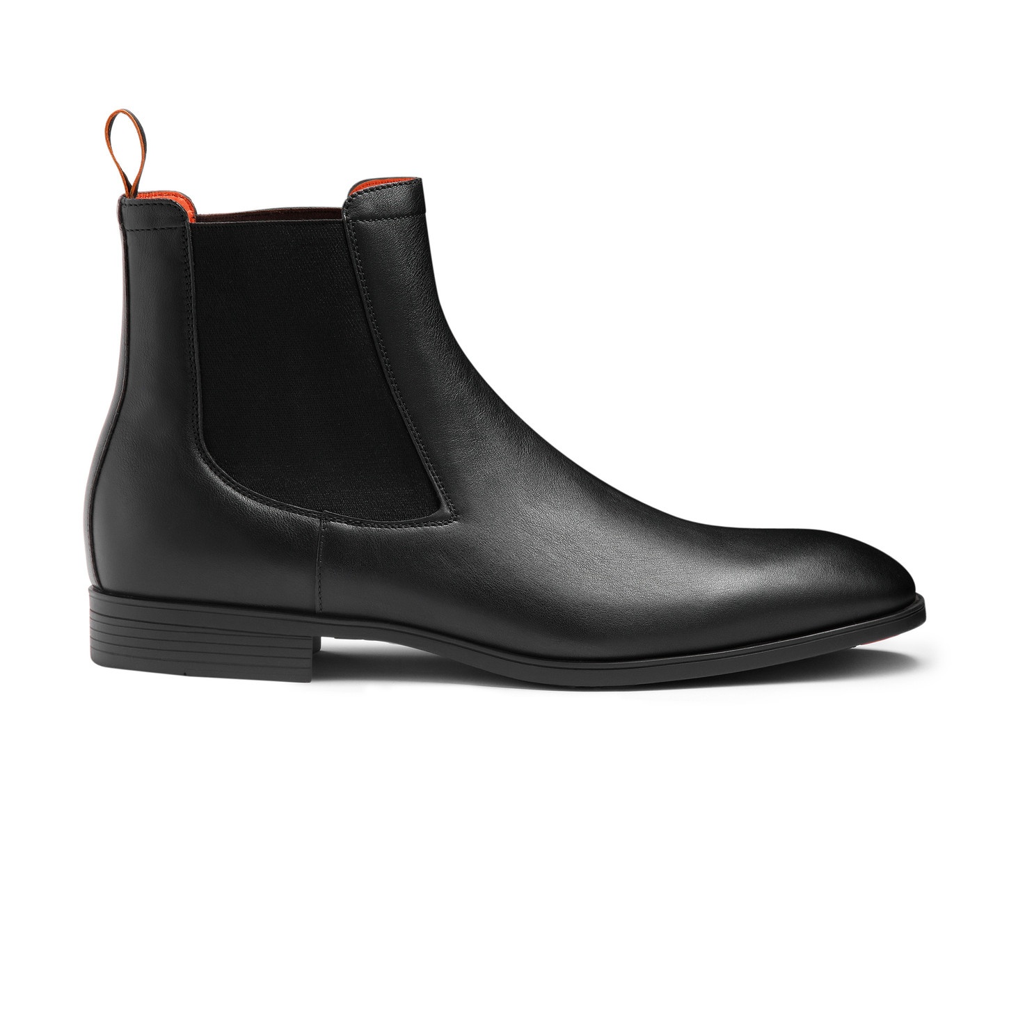 Santoni patent-finish chelsea boots - Grey