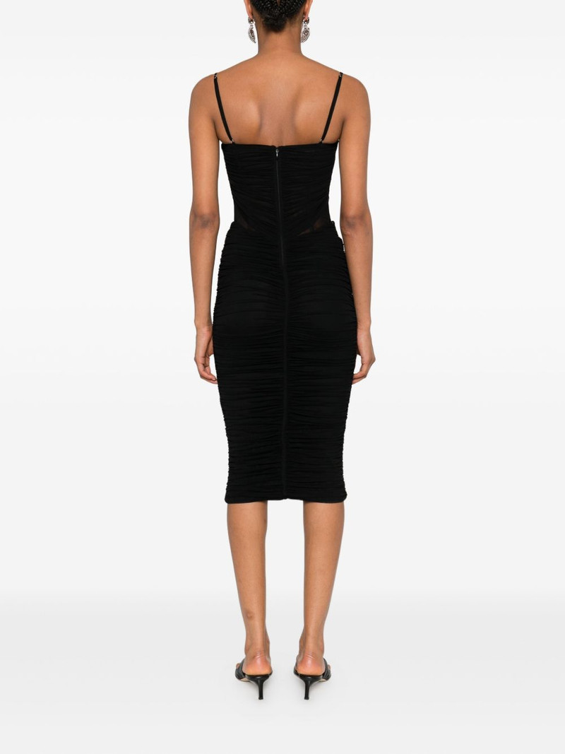 ruched midi party dress 4