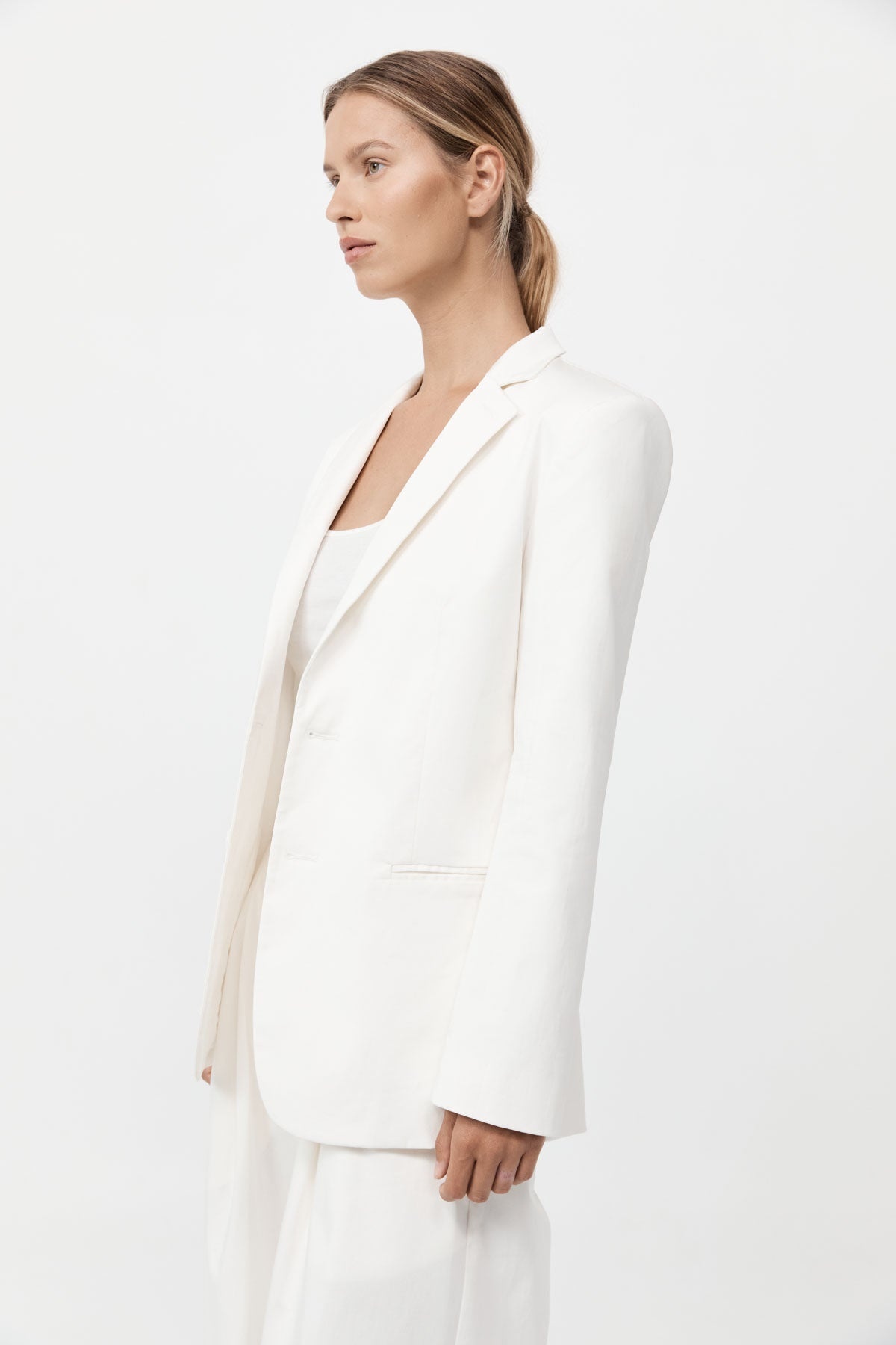 Origami Pocket Blazer - Off White - 4