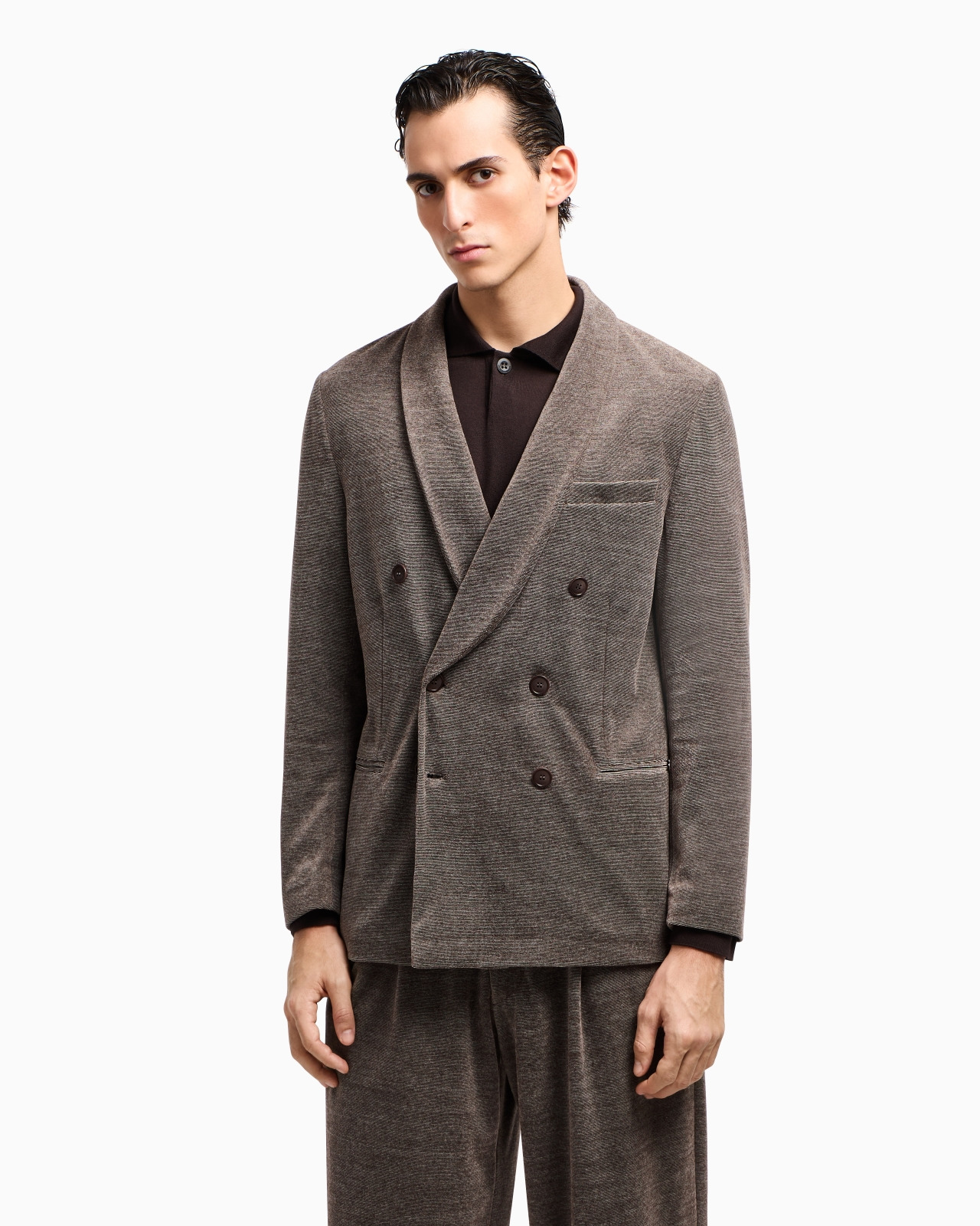 ASV SINGLE-BREASTED JACKET IN A MILLERAIES COTTON JERSEY - 4