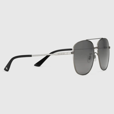 GUCCI Navigator metal sunglasses outlook