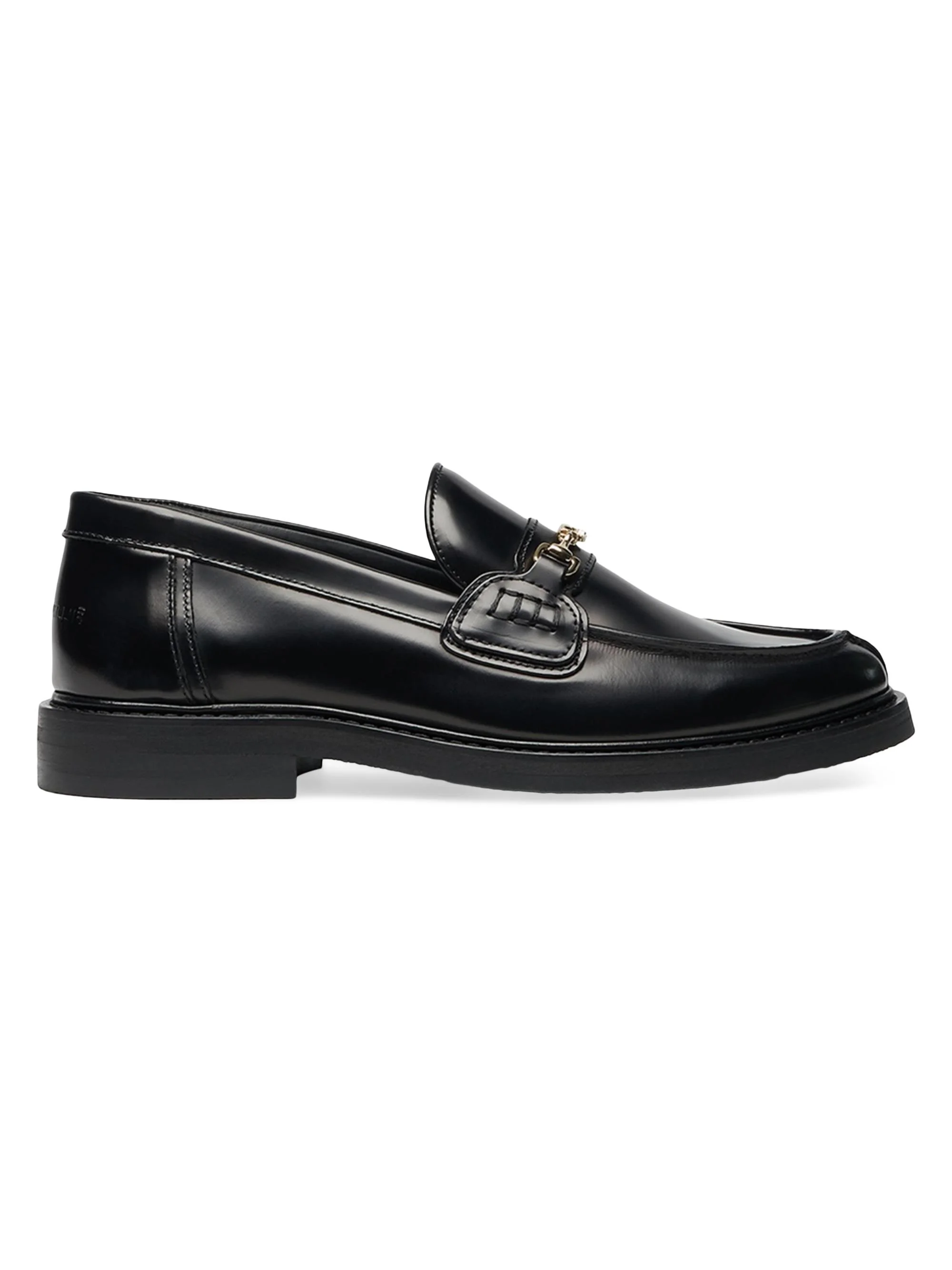 Men's Polido Leather Loafers - Black - 1