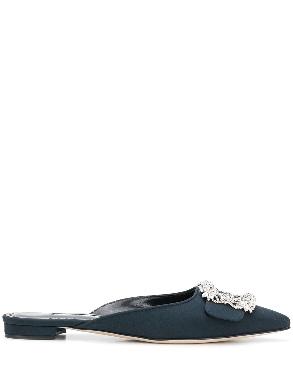 Maysale jewel buckle mules - 1