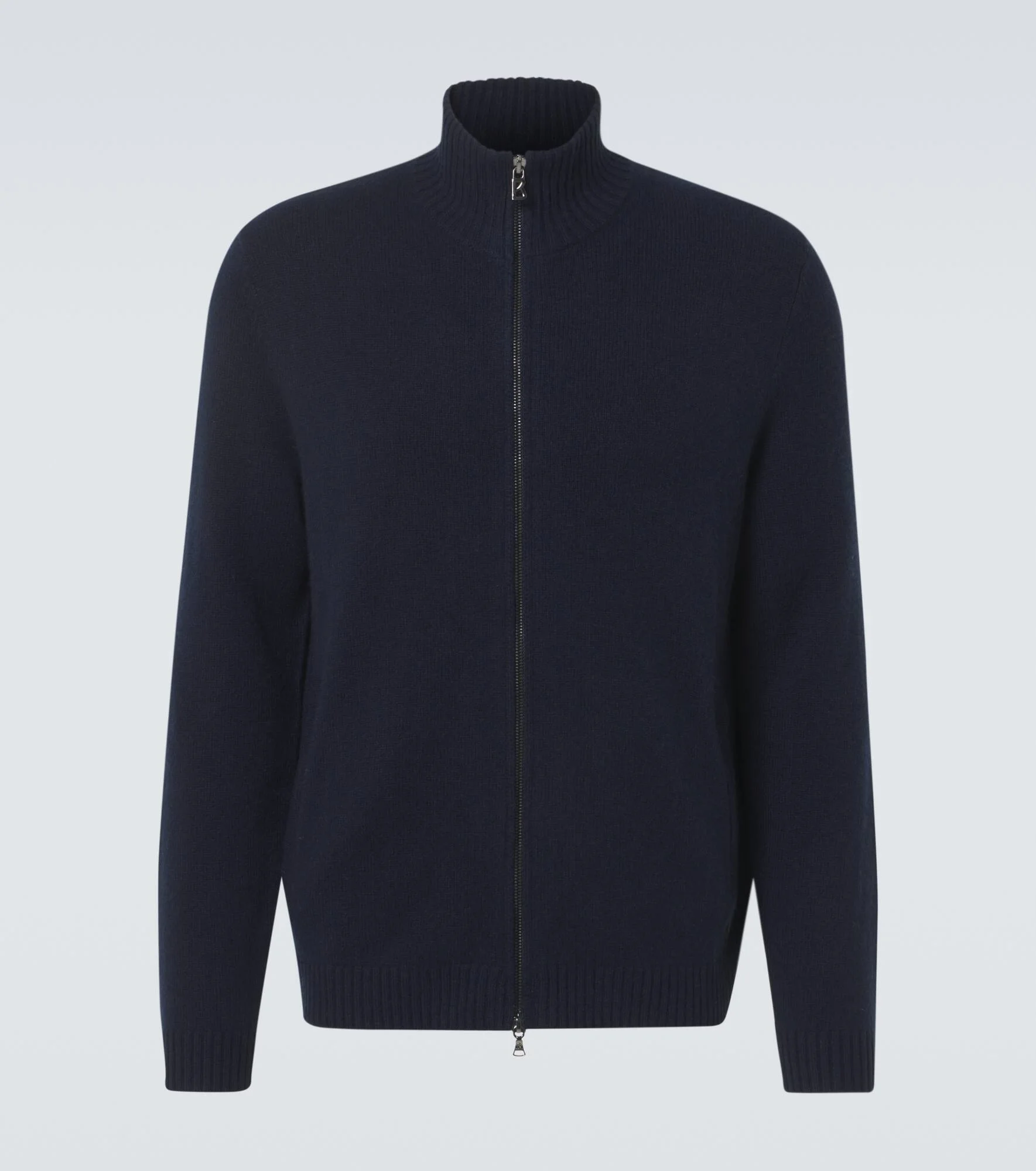 Dexter wool and cashmere zip-up sweater - 1