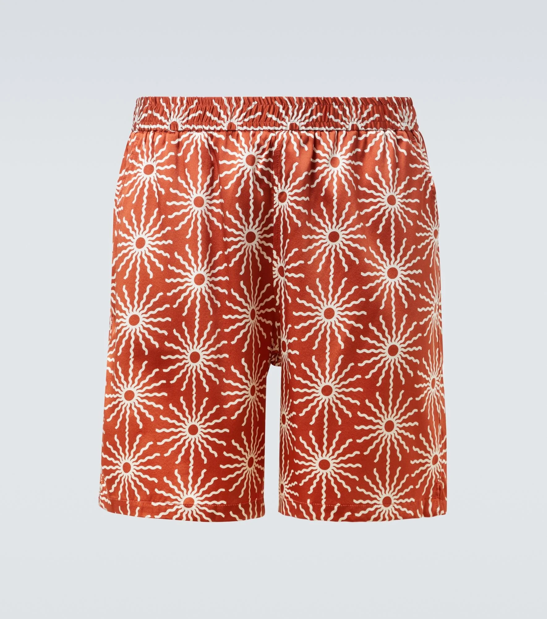 Palma printed silk-blend shorts - 1