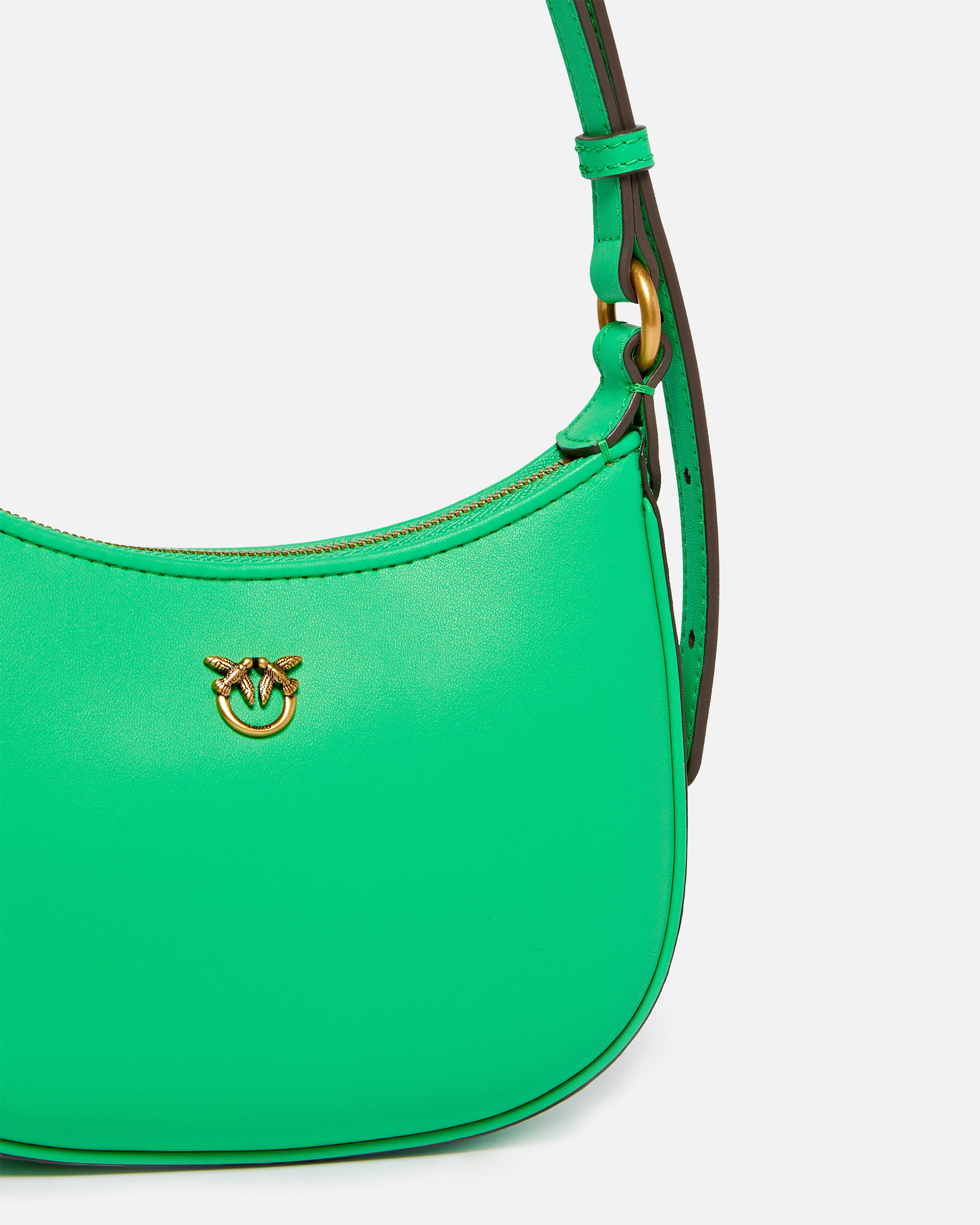 HALF MOON BABY LEATHER SHOULDER BAG - 3