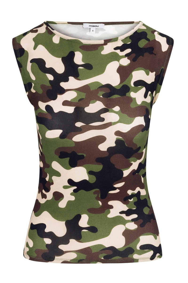 KELLY TOP - CAMO 1