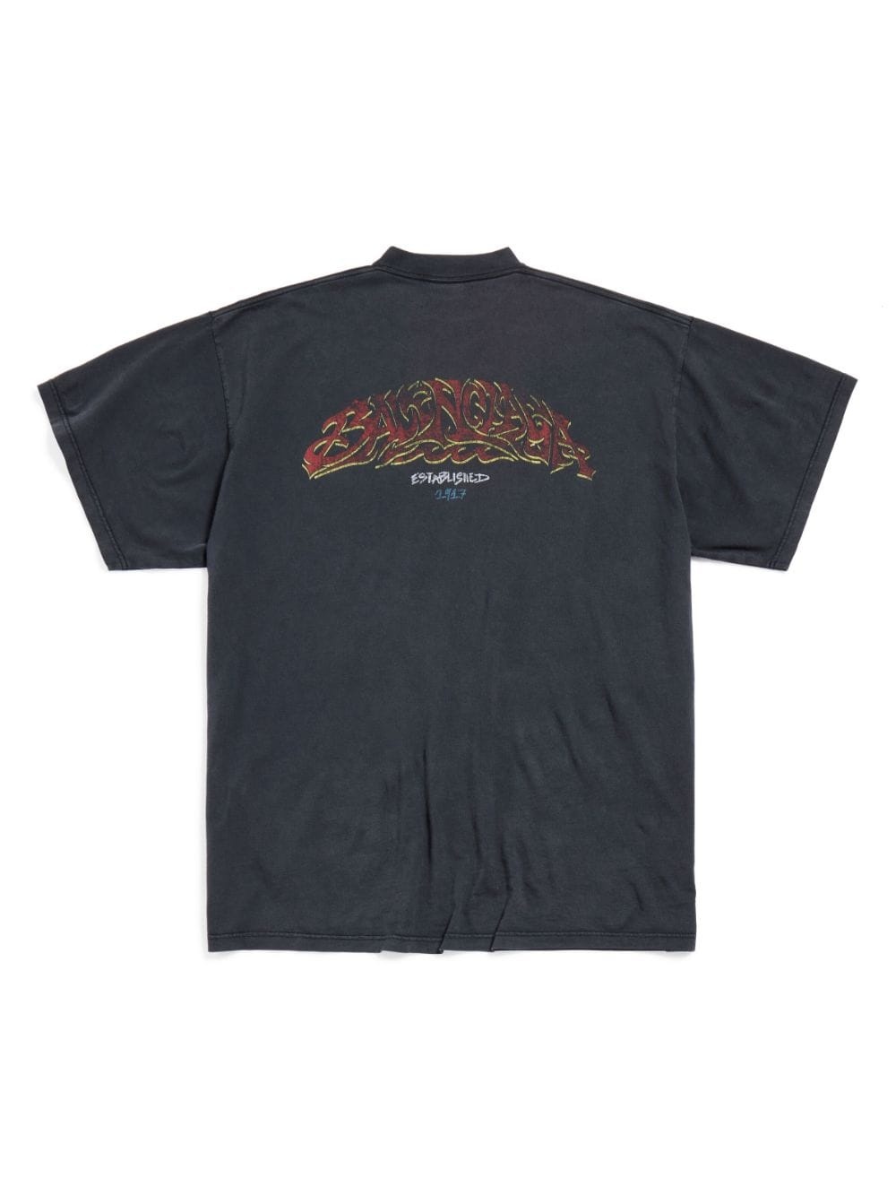 【関税込み】Balenciaga ブラック Offshore 長袖Tシャツ Balenciaga Offshore Long Sleeve Oversized T-Shirt | Saks