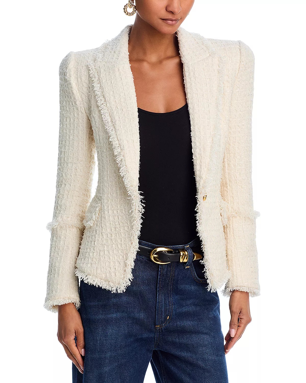 Kaisley Frayed Blazer - 3