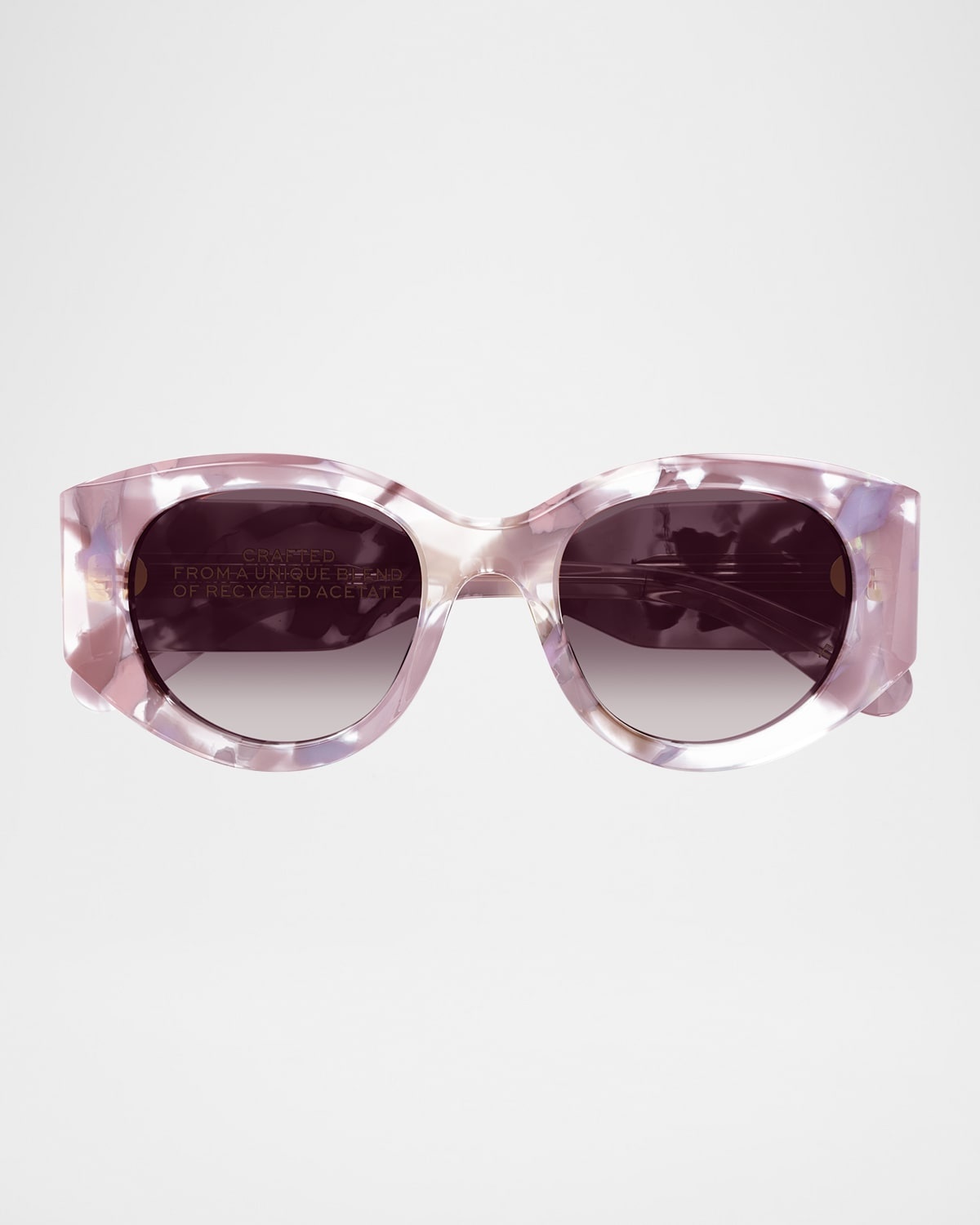 Round Acetate Sunglasses - 3