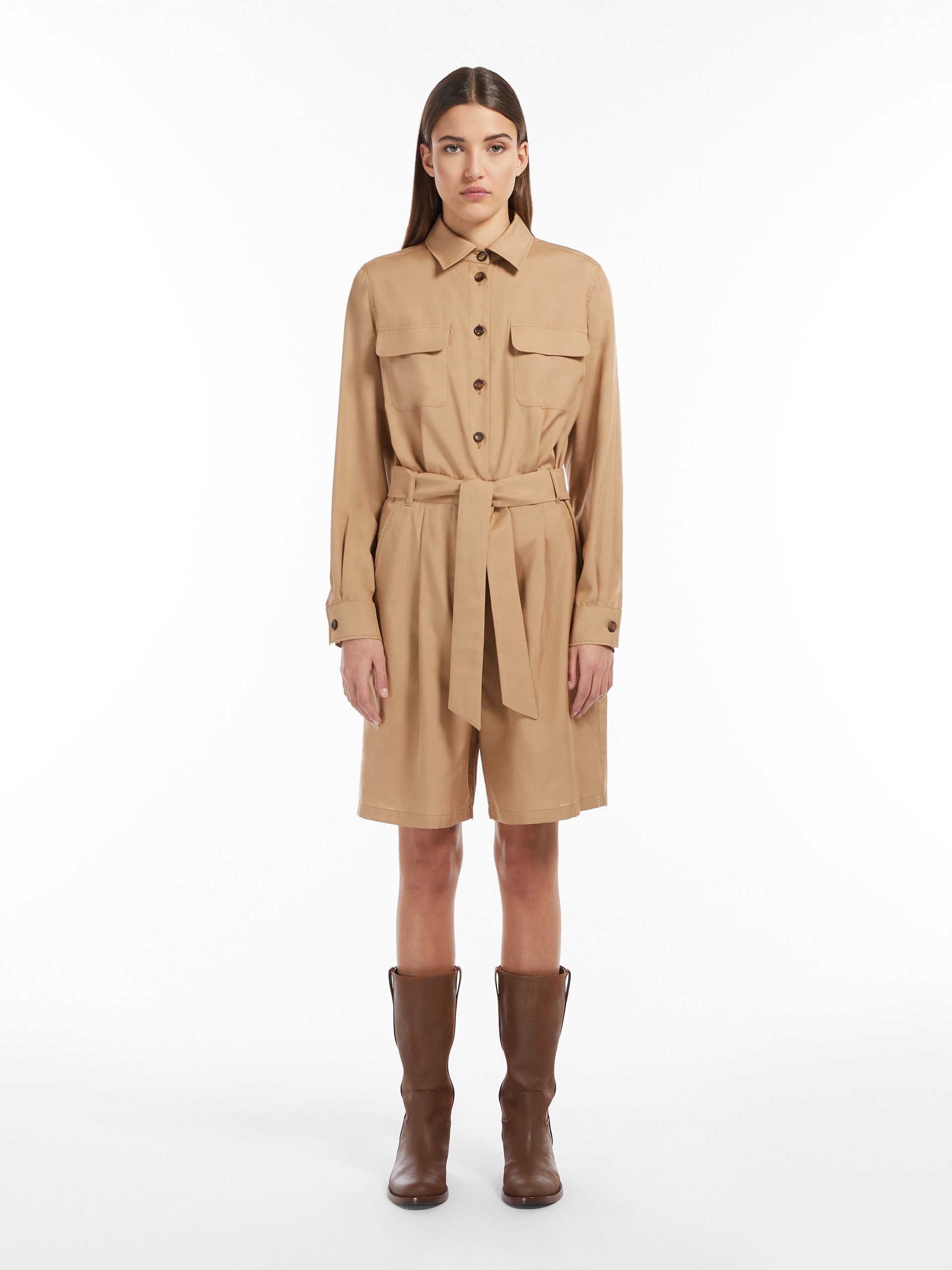 MADRE Silk canvas jumpsuit - 3