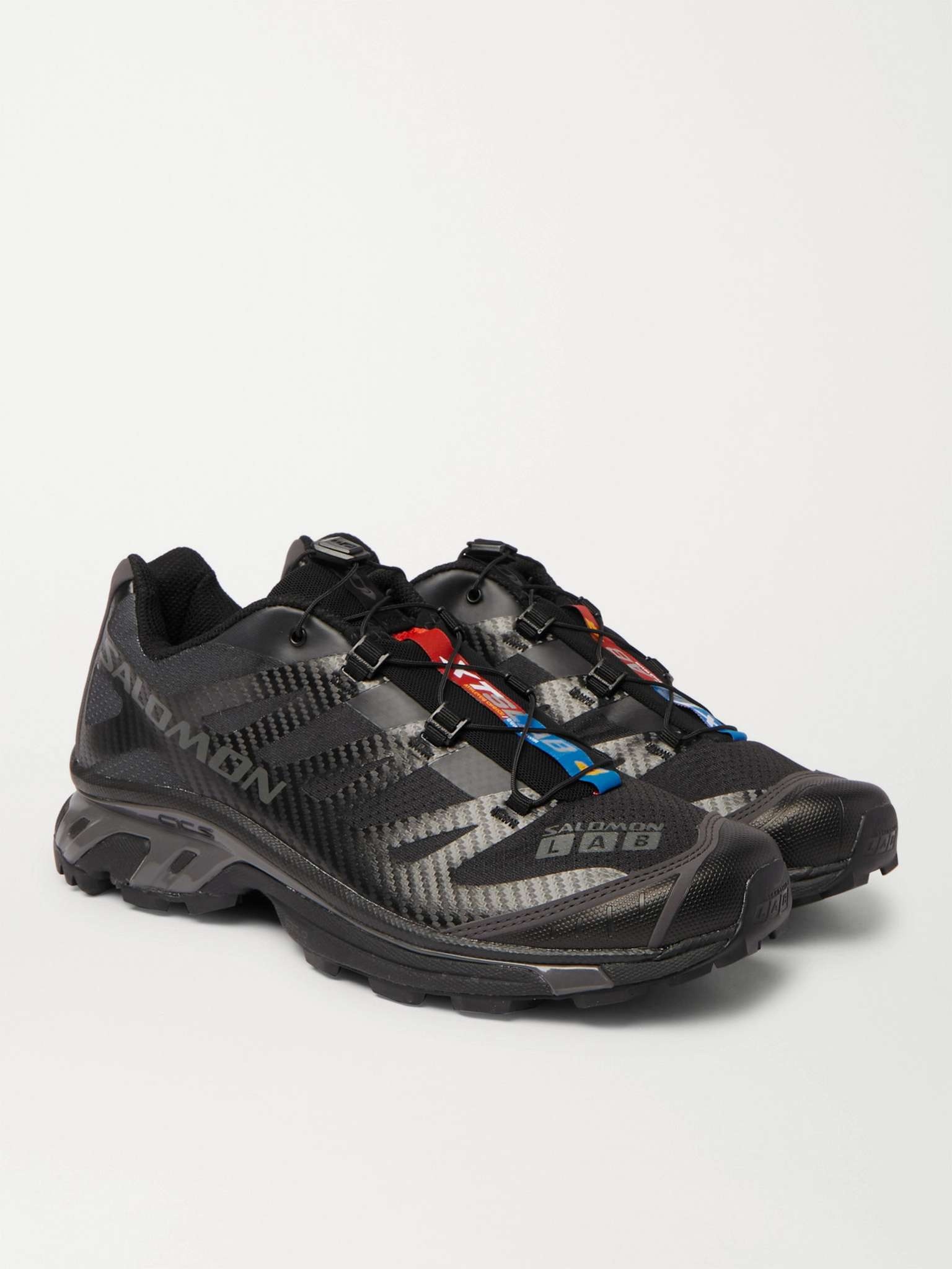 XT-4 Advanced Rubber-Trimmed Coated-Mesh Running Sneakers - 4