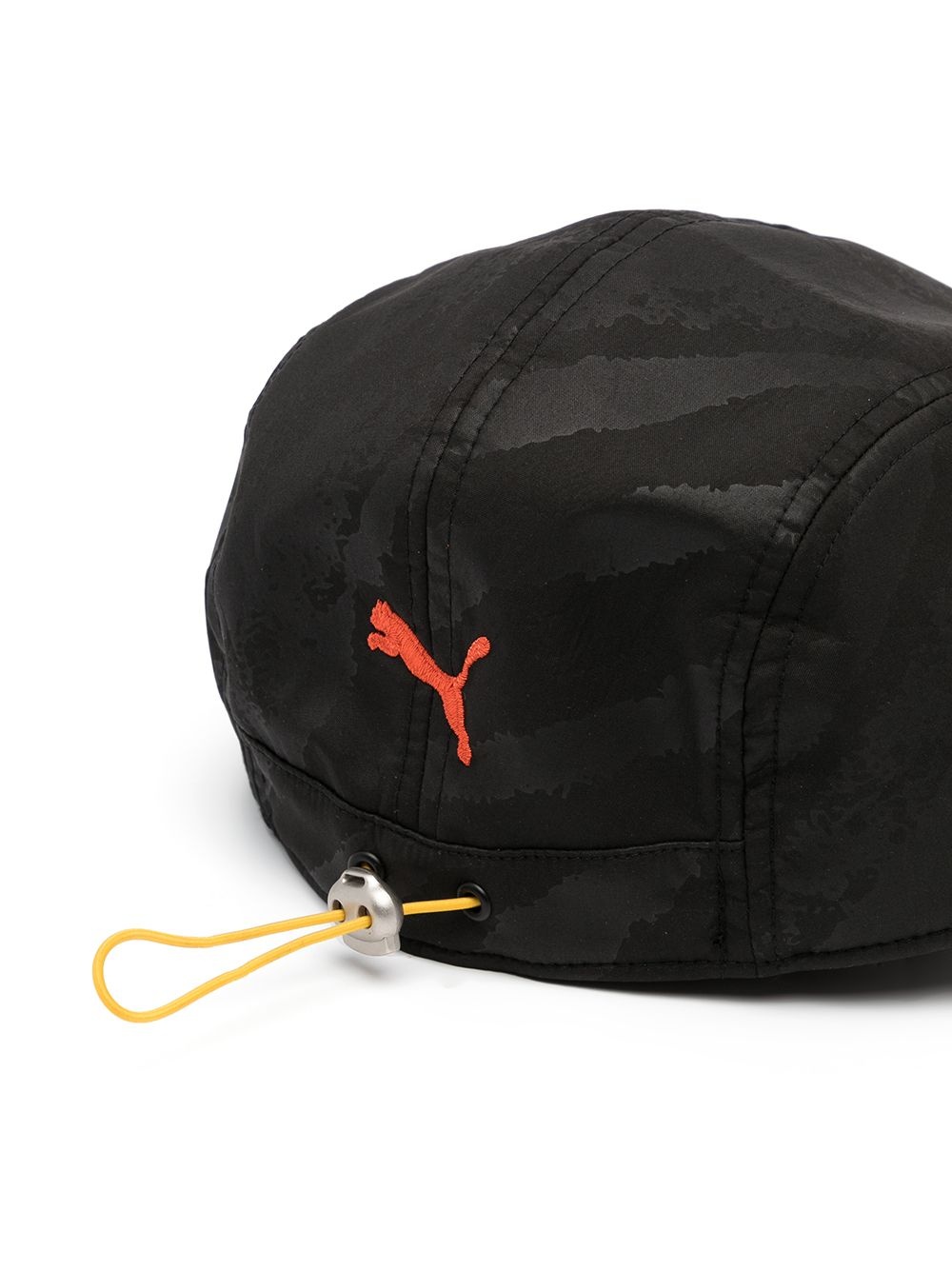 drawstring logo-print cap - 2