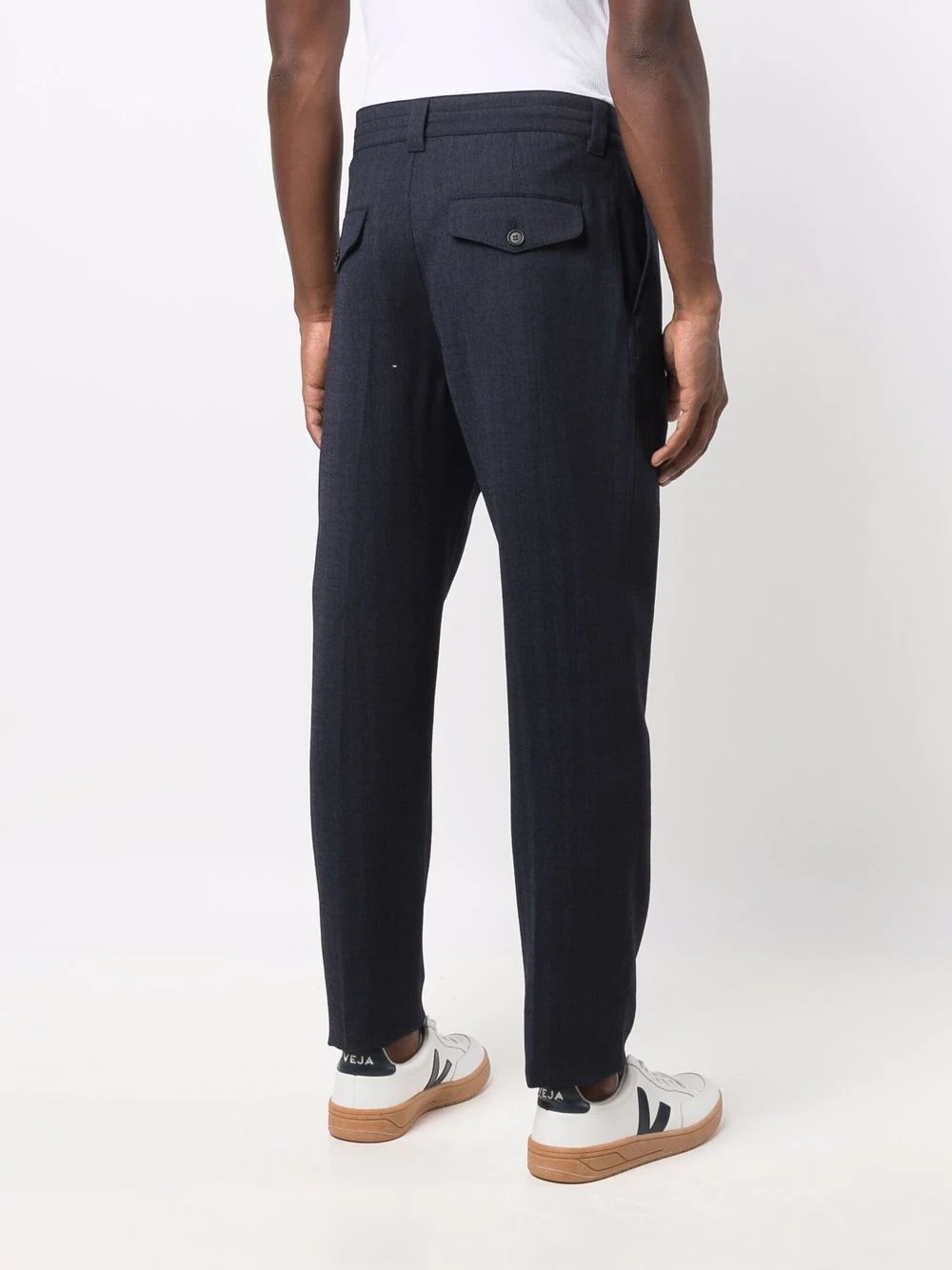 mid-rise straight trousers - 4