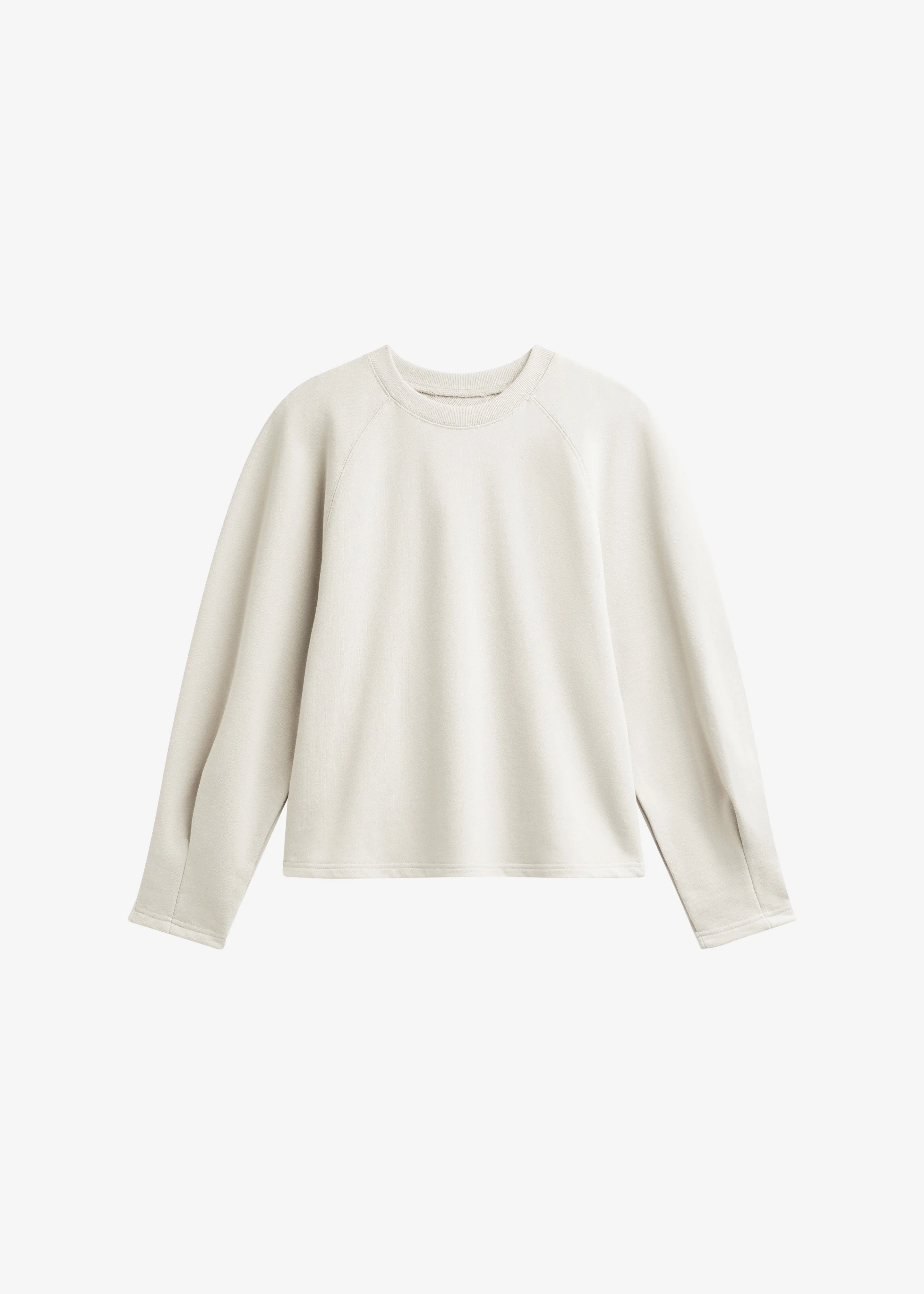 Kenitra Balloon Sleeve Sweatshirt - Beige - 1